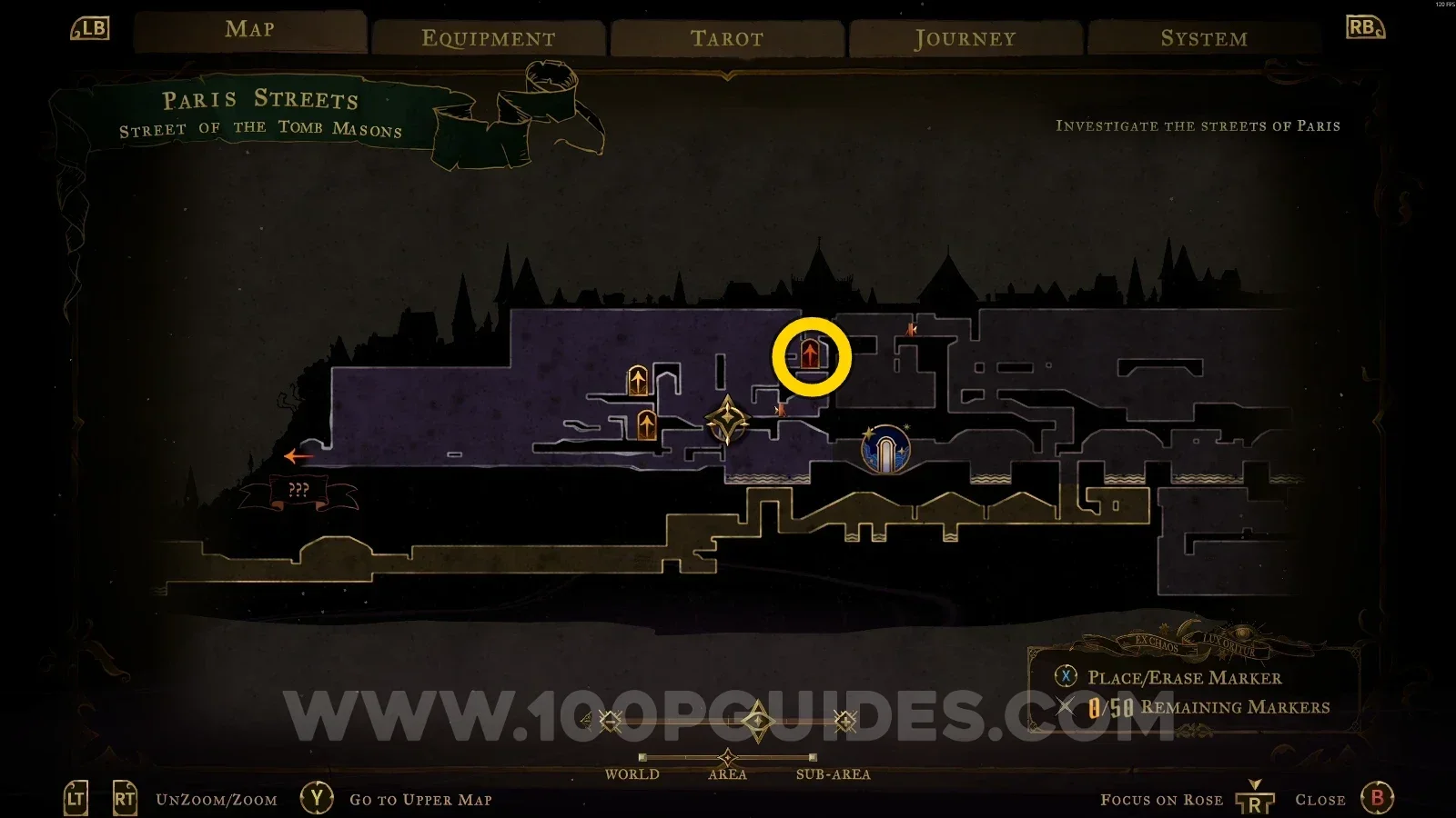 Castlevania Belmonts Curse Street Of The Tomb Masons: XP Statues #5 and #6 inside the room behind the marked door