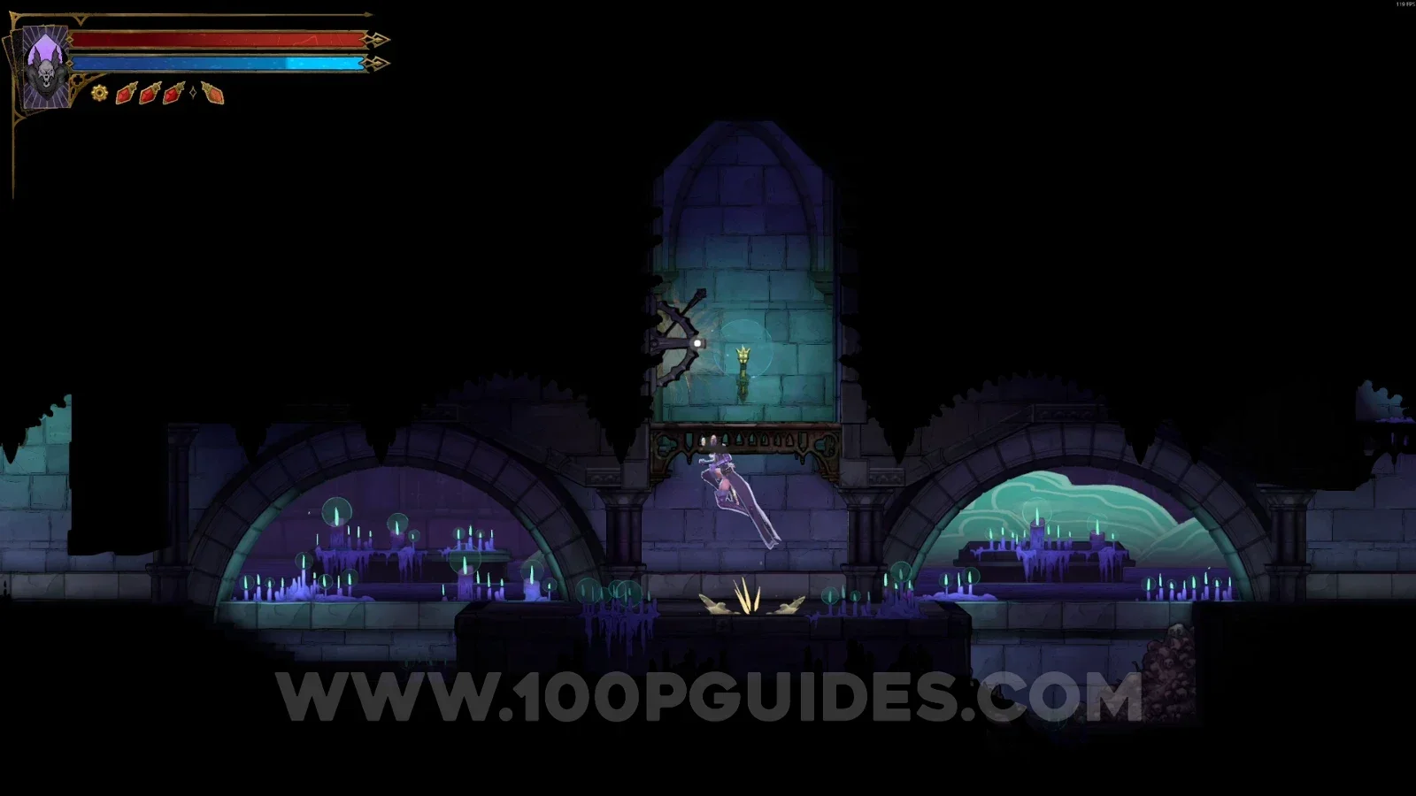 Castlevania Belmonts Curse Clock Tower: the breakable floor at the end of the corridor