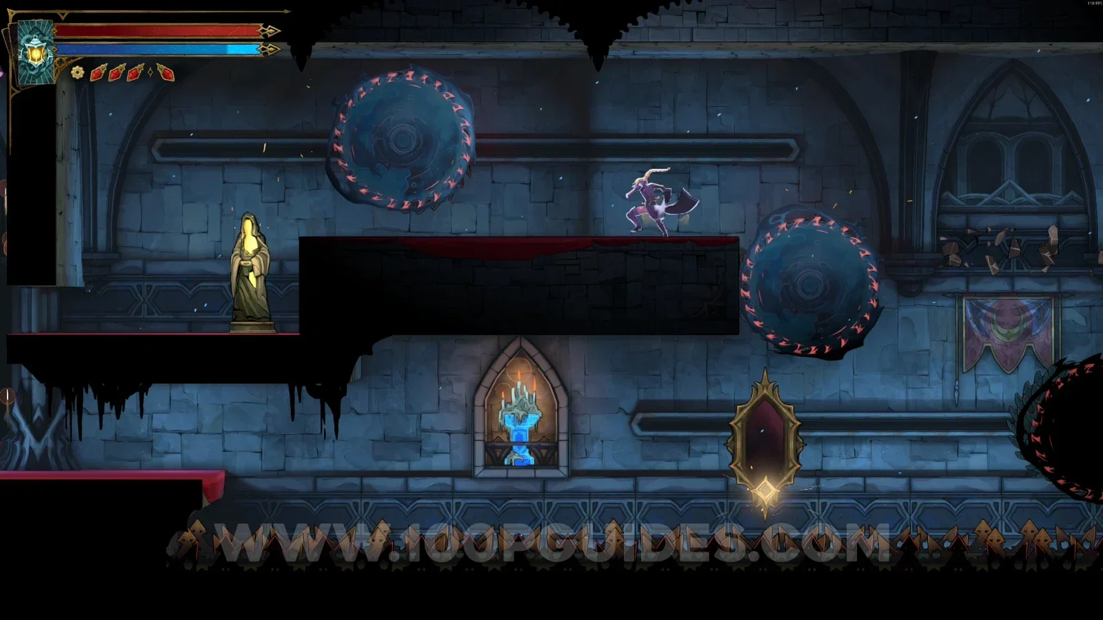 Castlevania Belmonts Curse Torture Chambers: XP Statue #83 in the secret area revealed with the frame