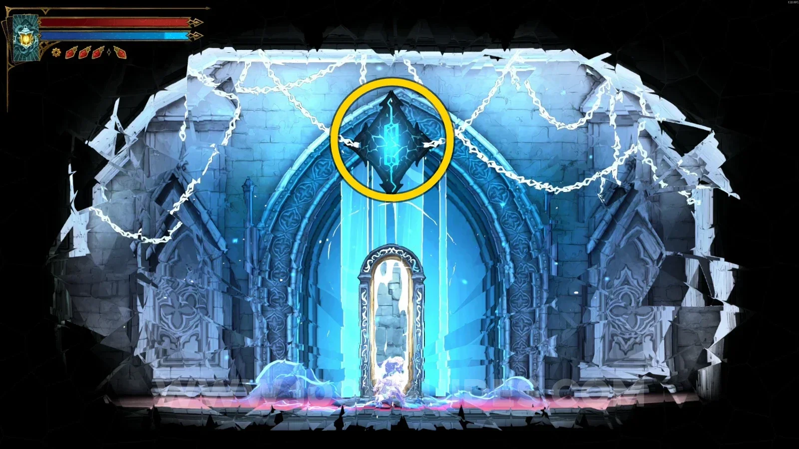 Castlevania Belmonts Curse Mirror Rooms: crouching in front of the mirror again to return