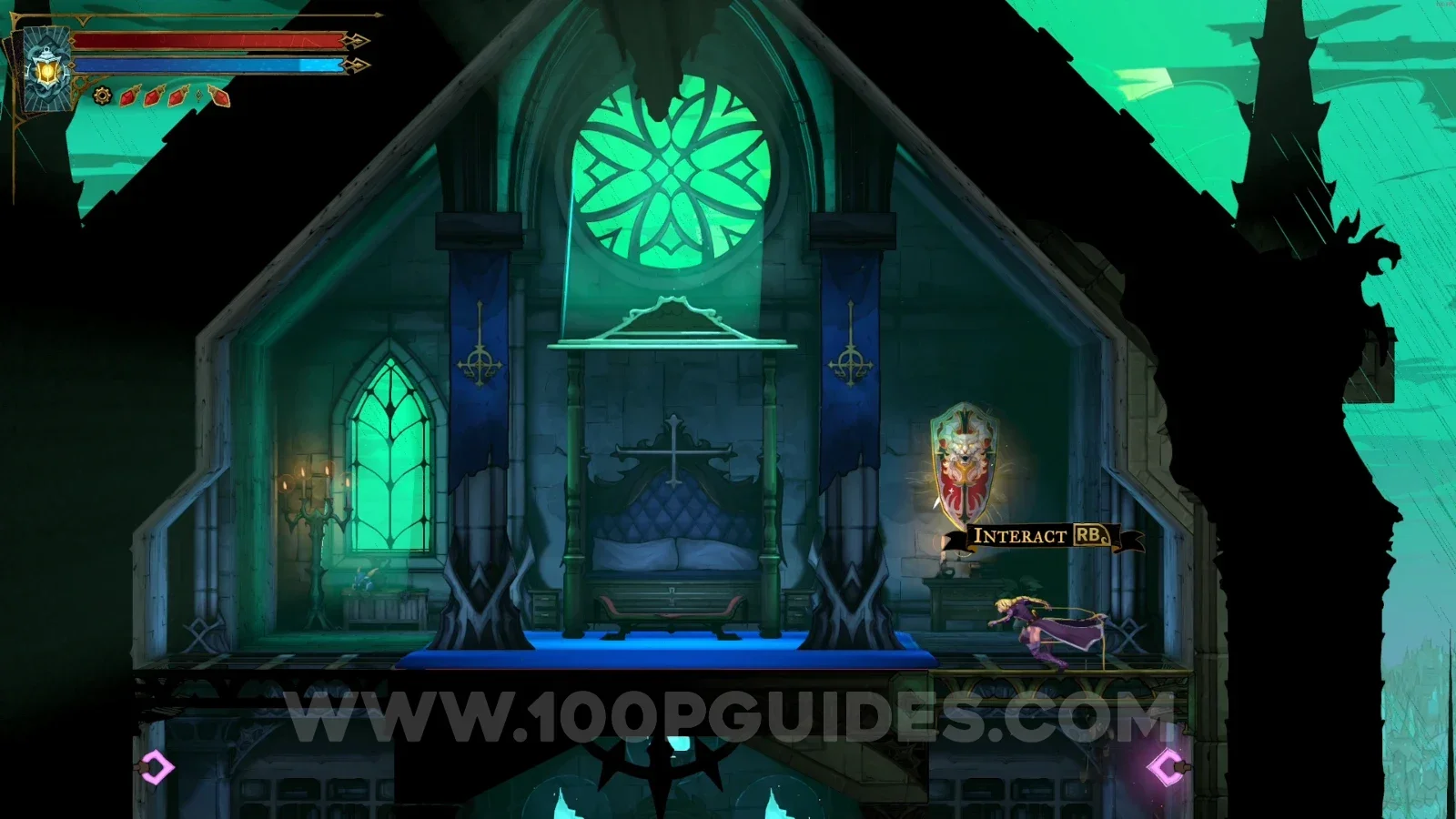 Castlevania Belmonts Curse Main Hall: grabbing Alucard's Sword and Shield after all flames are destroyed