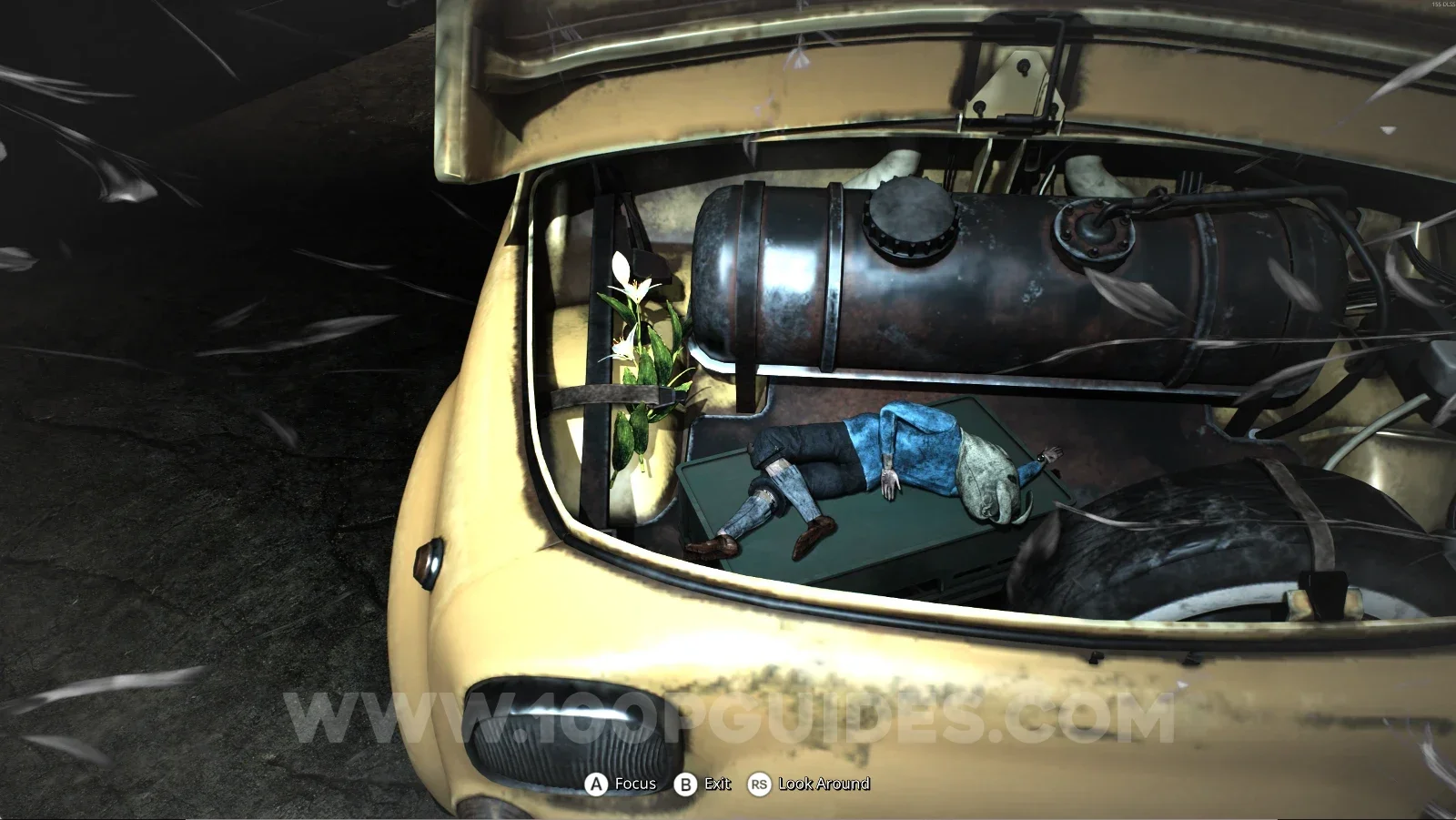 Remothered: Red Nuns Legacy: using the power on the yellow car engine for Retrocognition #25
