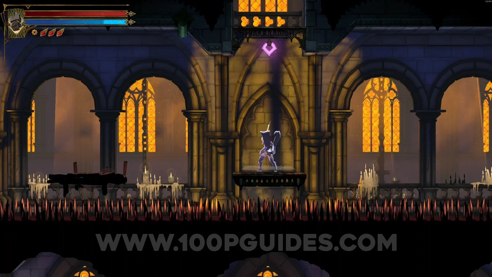 Castlevania Belmonts Curse Apse: dropping down to the lower platform and heading left