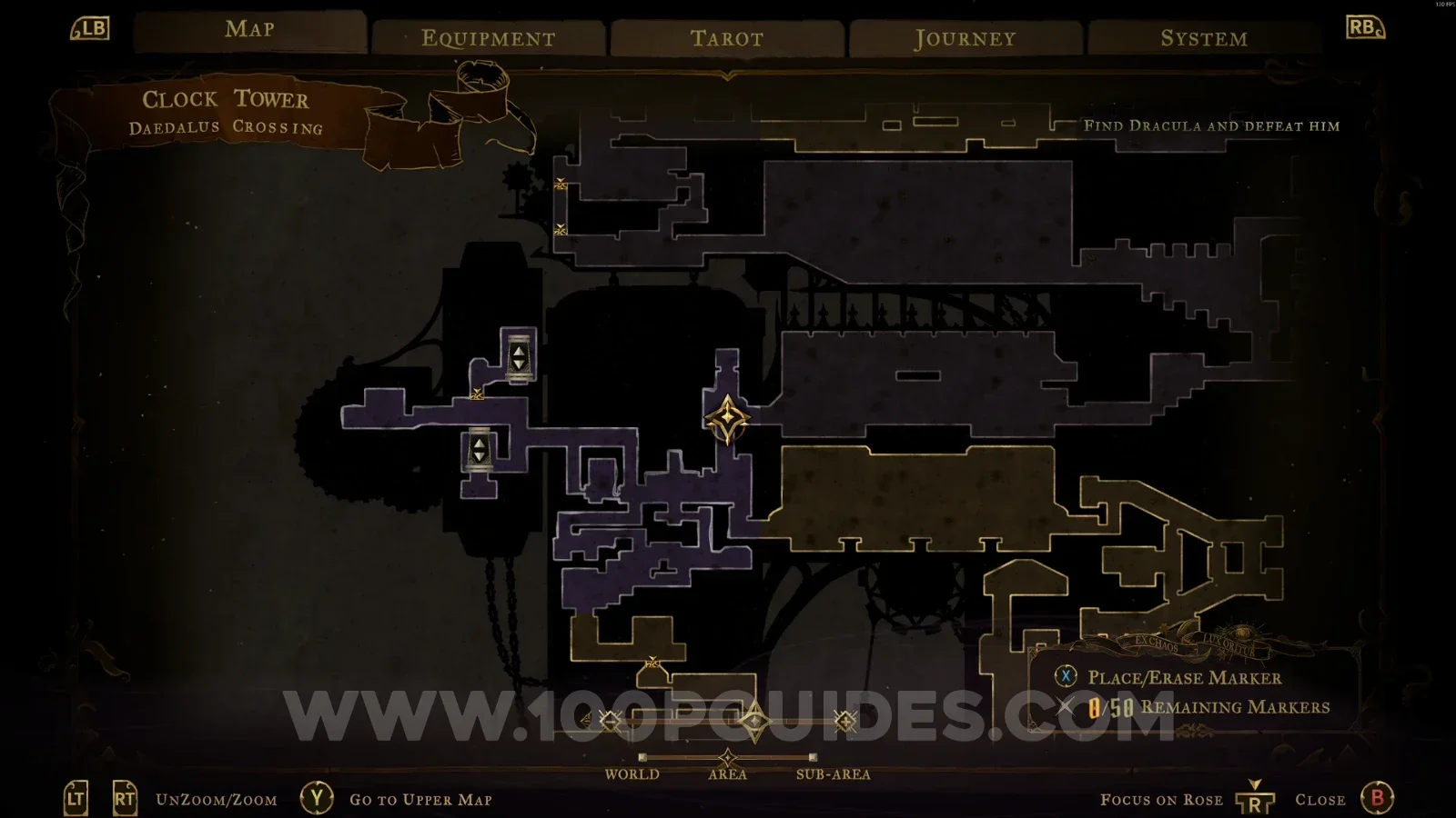 Castlevania Belmont's Curse Daedalus Crossing: interacting with the gear to reveal a secret room