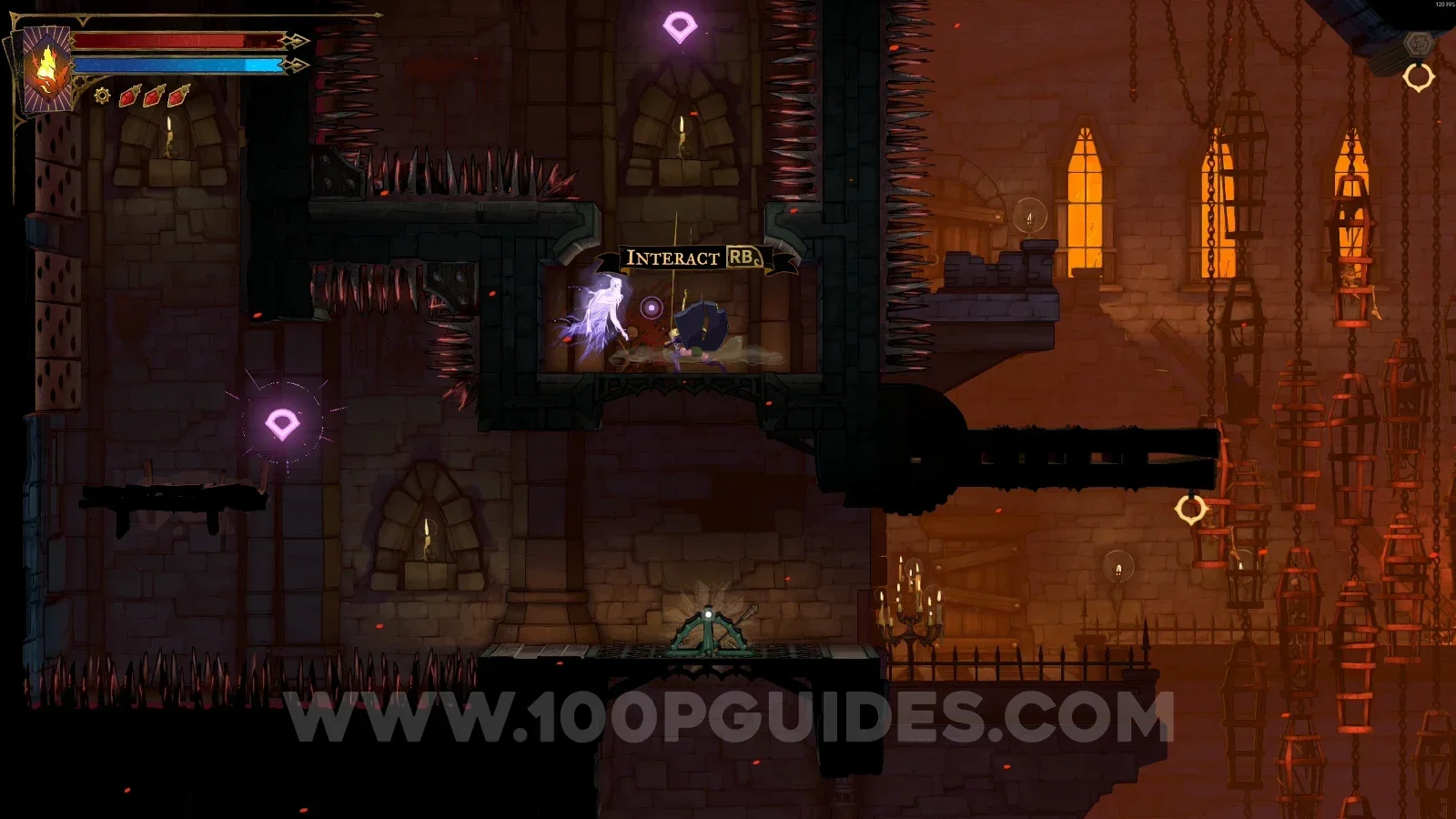 Castlevania Belmonts Curse Upper Tower: ghost further down giving the clue The Warrior