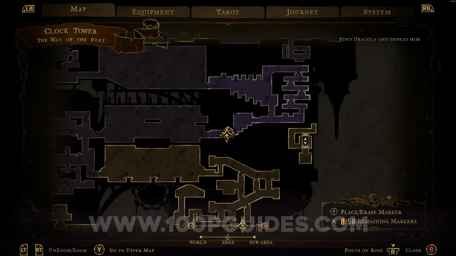 Castlevania Belmont's Curse Upper Gallery: riding the last block on the left up to a secret area