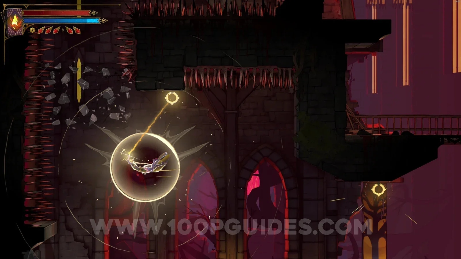 Castlevania Belmonts Curse Court Of Justice: using the Arcane Whip and Holy Light toward Brave Heart Fragment #3