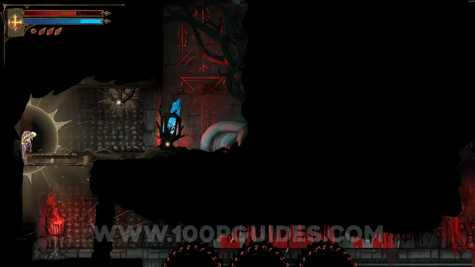 Castlevania Belmonts Curse Hall Of The Fallen Angels: Wise Heart Fragment #2 at the end of the path