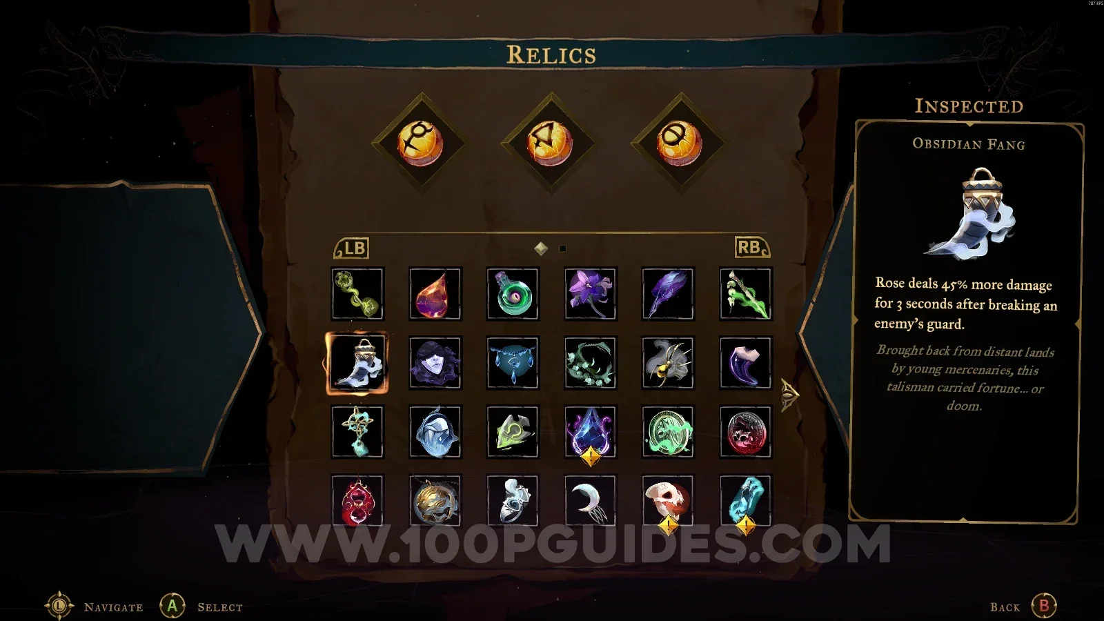 Castlevania Belmonts Curse: reaching the Obsidian Fang relic chest after dropping down the ledge