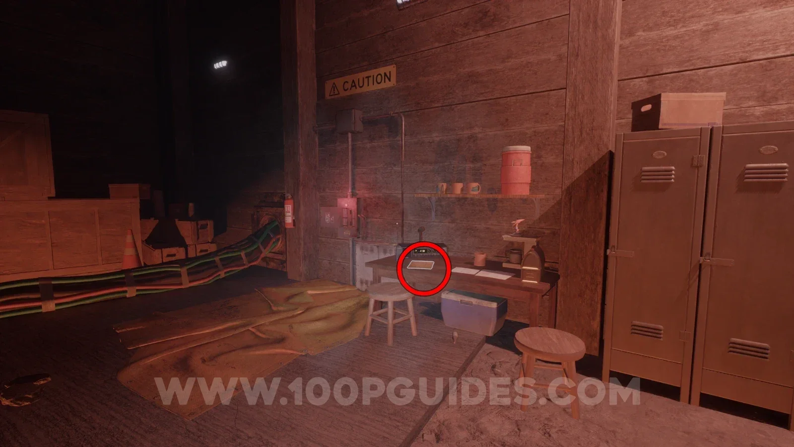 Terrible Lizards Chapter 3: Mortherlode Mobilization note on the table next to the fusebox on the wall