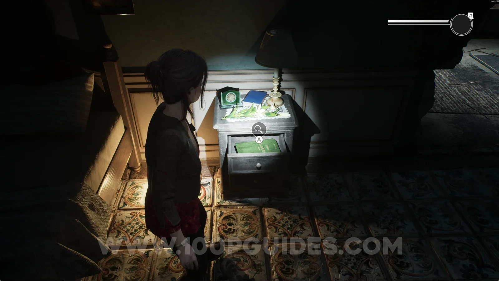 Remothered: Red Nuns Legacy: the green book on the other side of the hole, Retrocognition #21