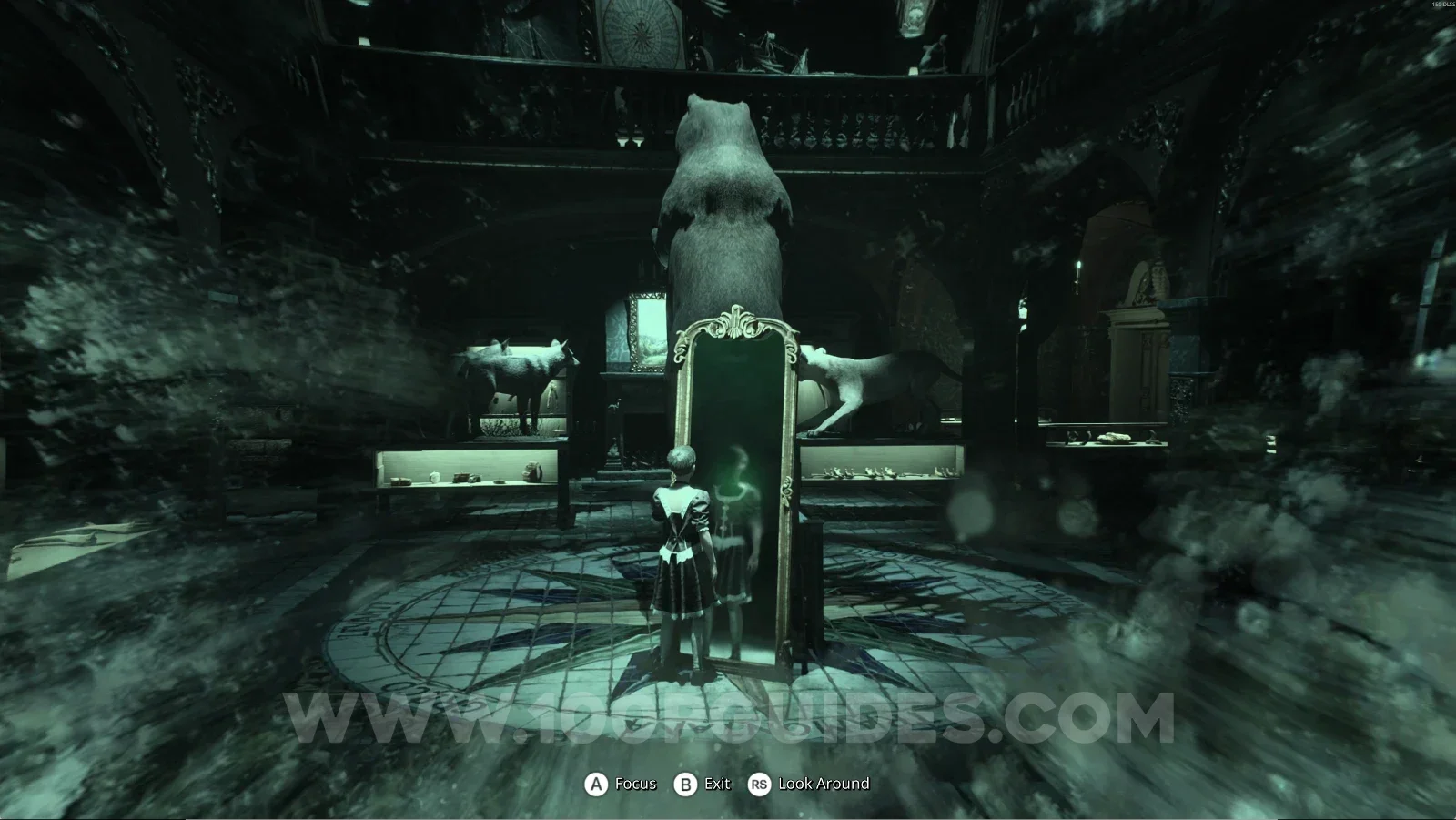 Remothered: Red Nuns Legacy: revealing the mirror with the child beside it using the power