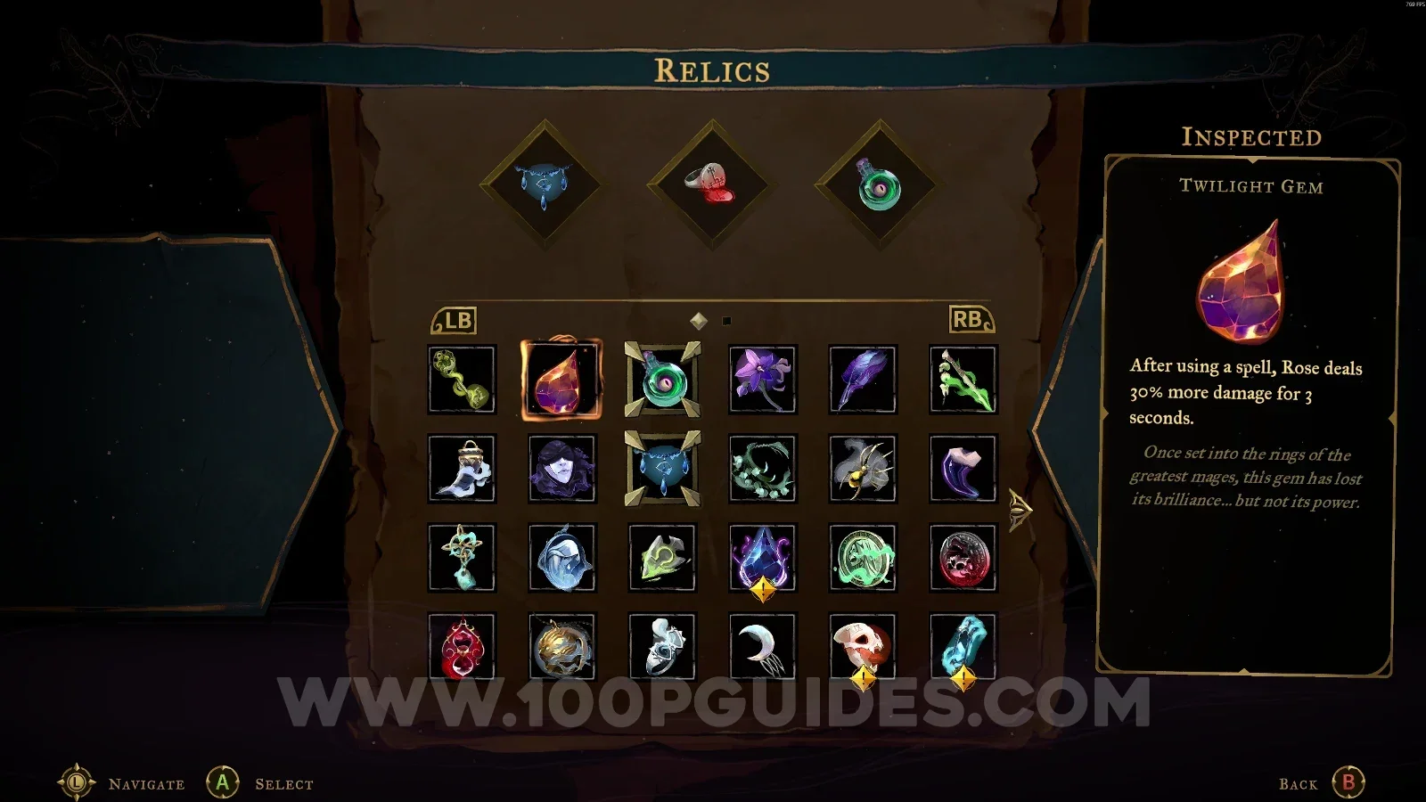 Castlevania Belmonts Curse: the chest with the Twilight Gem relic beyond the water wheels