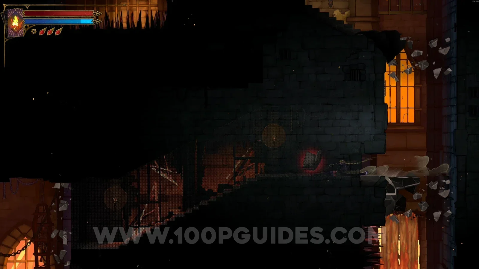 Castlevania Belmonts Curse Roof Of Tower: Red Book #2 reached through the slide on the left side