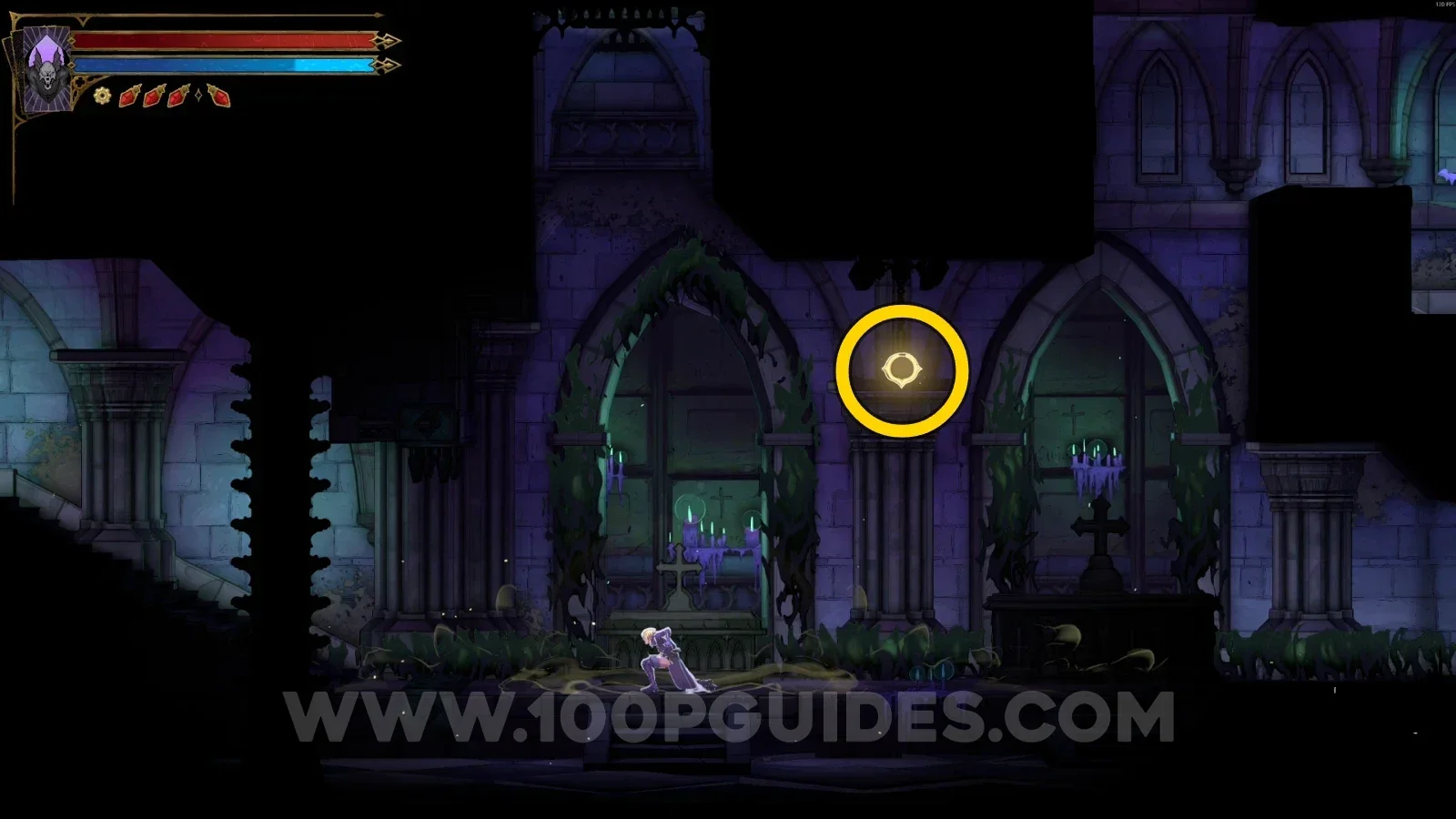 Castlevania Belmonts Curse Tomb Of The Chevaliers: the secret area opened on the left side