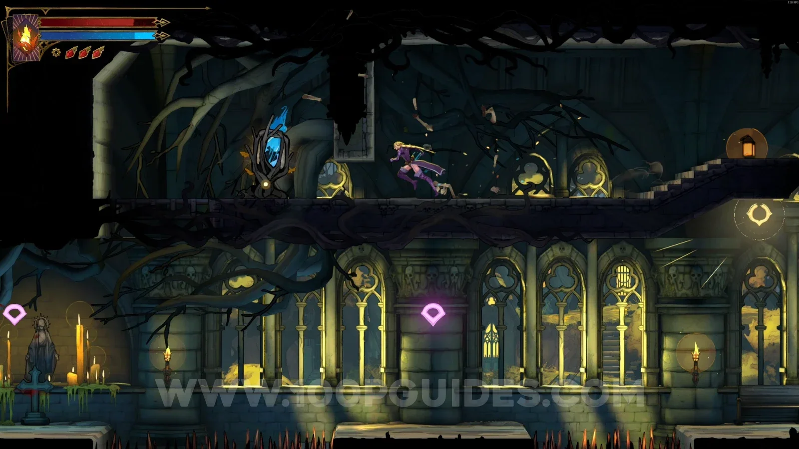 Castlevania Belmont's Curse Cloister: Wise Heart Fragment #1 inside the secret room