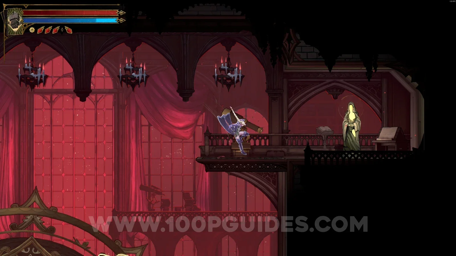 Castlevania Belmonts Curse Astronomer's Office: XP Statue #92 at the top of the area