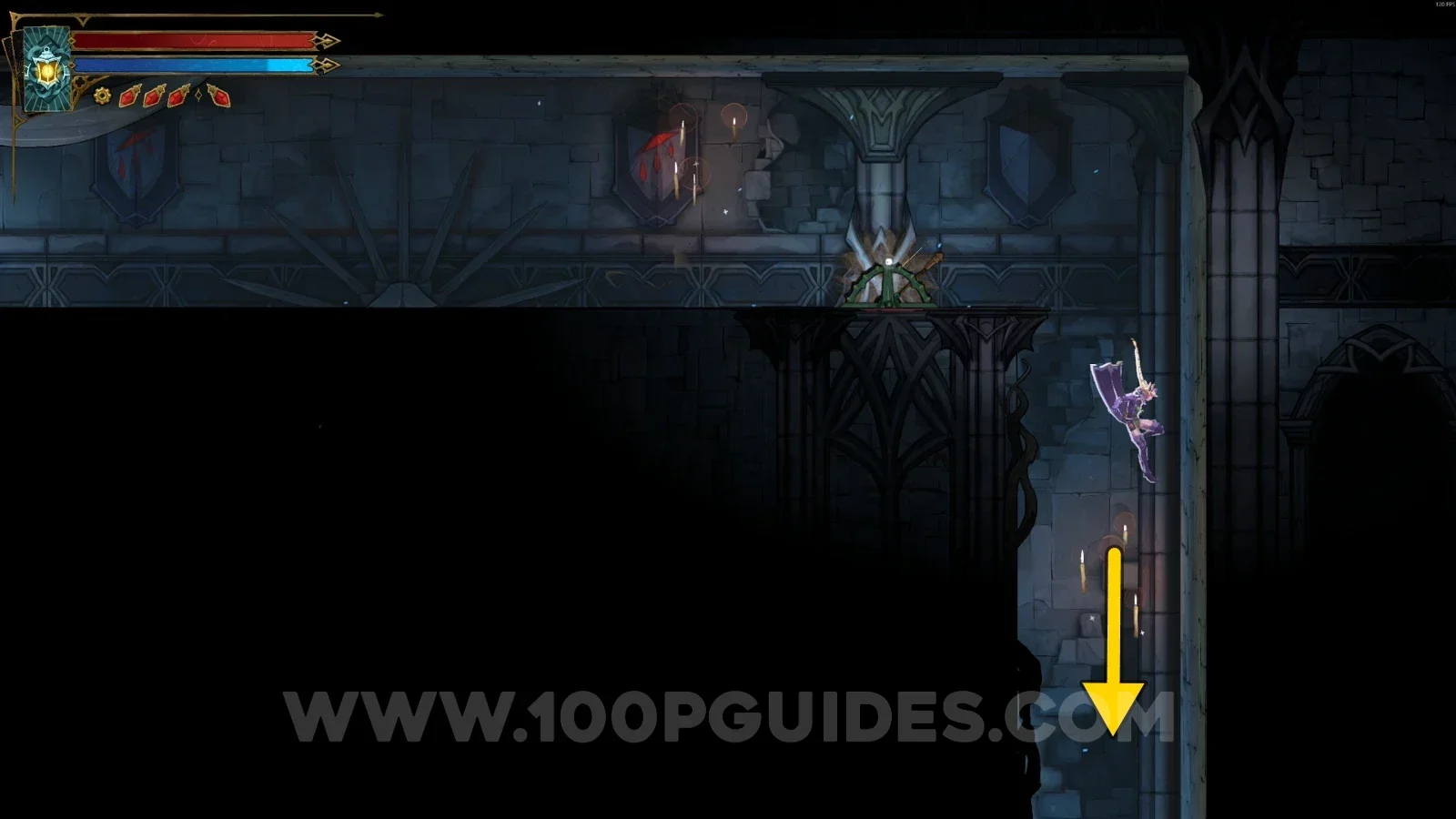 Castlevania Belmonts Curse Main Hall: going down through the right corner after moving the pillars