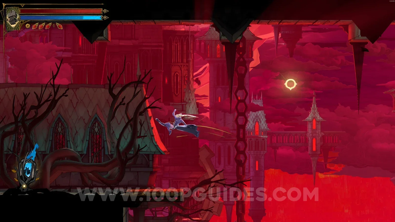 Castlevania Belmont's Curse Upper Gallery: Wise Heart Fragment #18 reached with the Arcane Whip