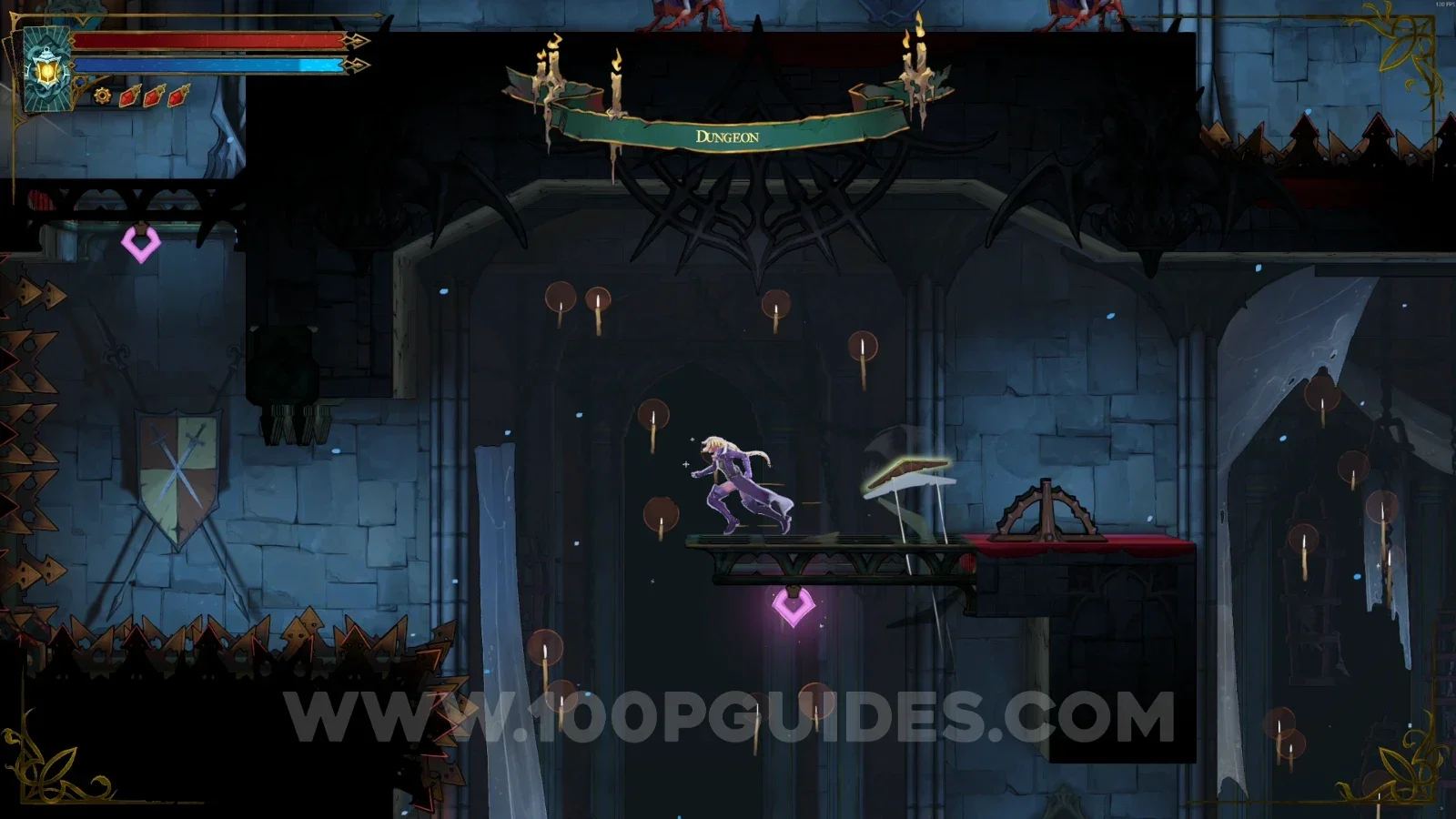 Castlevania Belmonts Curse Grand Hall: going through the shortcut door opened earlier