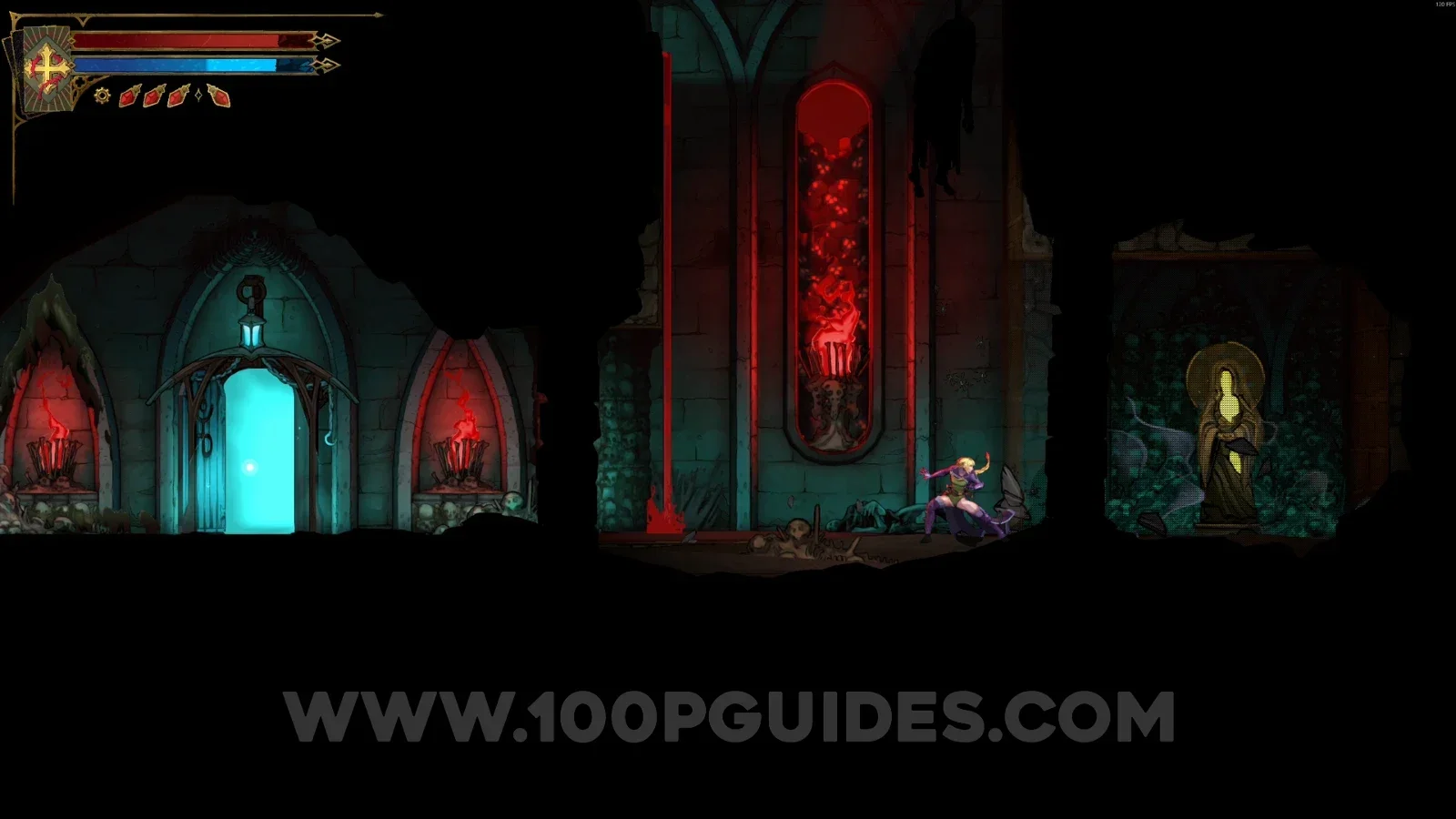 Castlevania Belmonts Curse Collapsed Path Of Orpheus: XP Statue #17 in the secret room