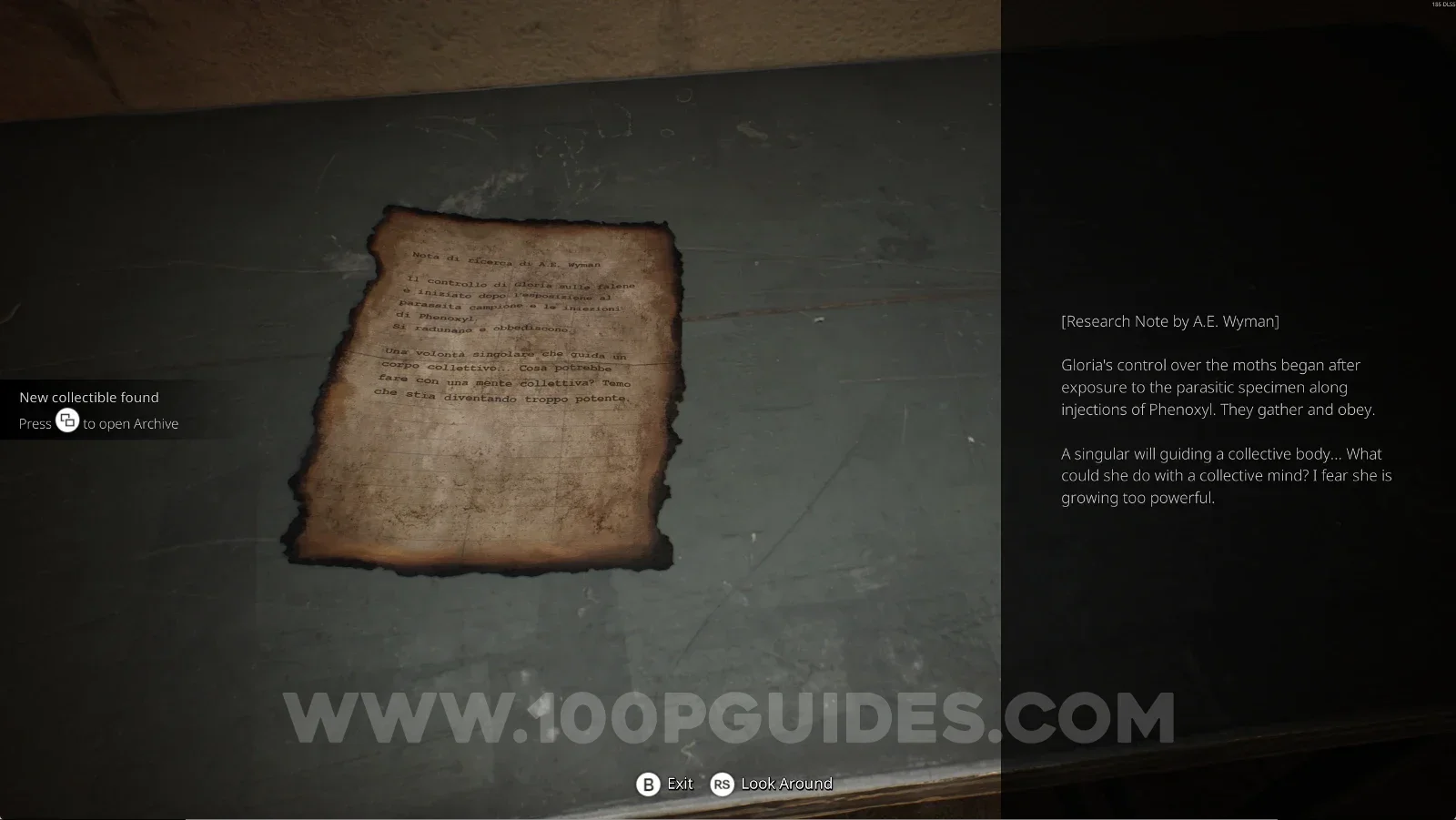 Remothered: Red Nuns Legacy Convent: the letter on the table on the right side of the room