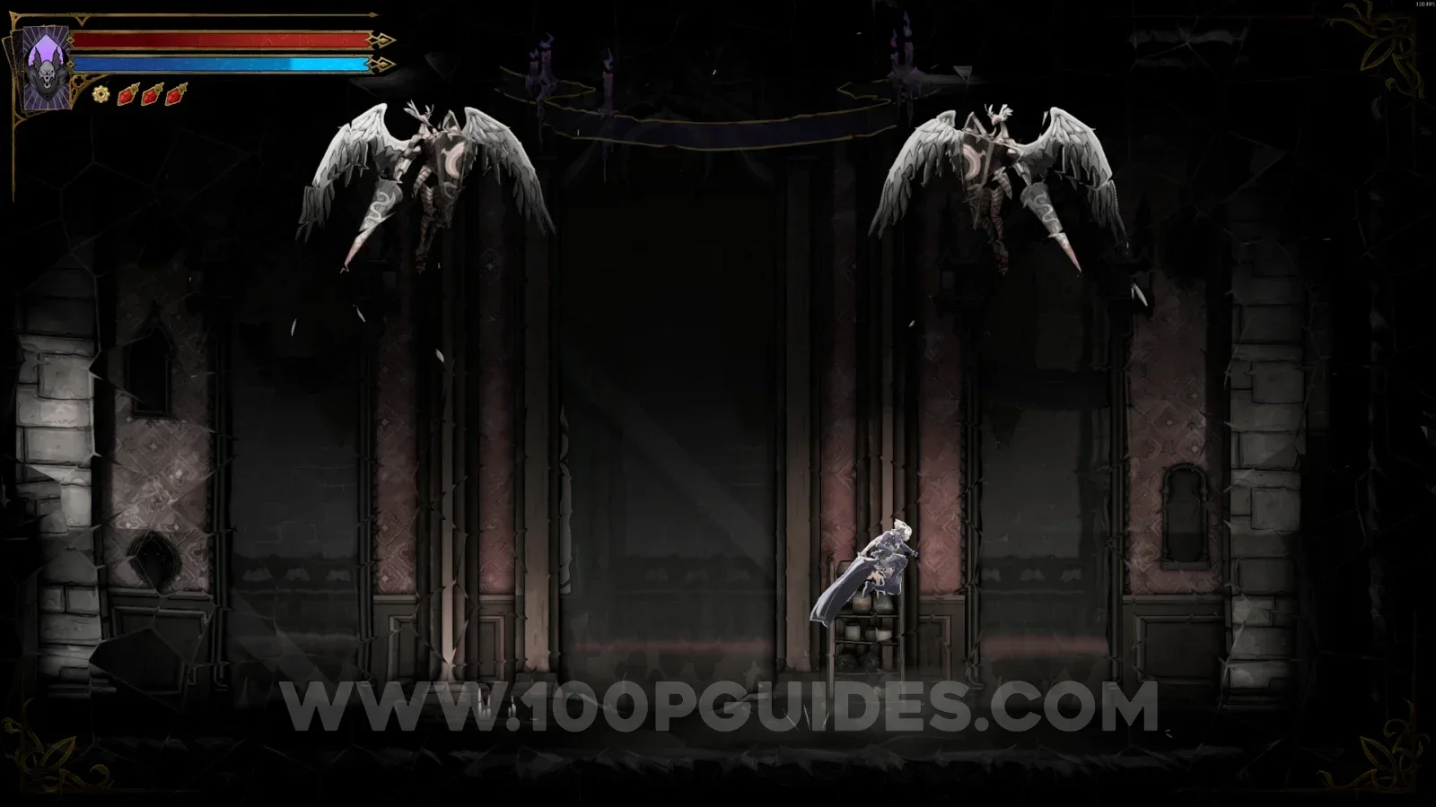 Castlevania Belmonts Curse Hall of Mirrors: defeating the enemies and taking the door on the right