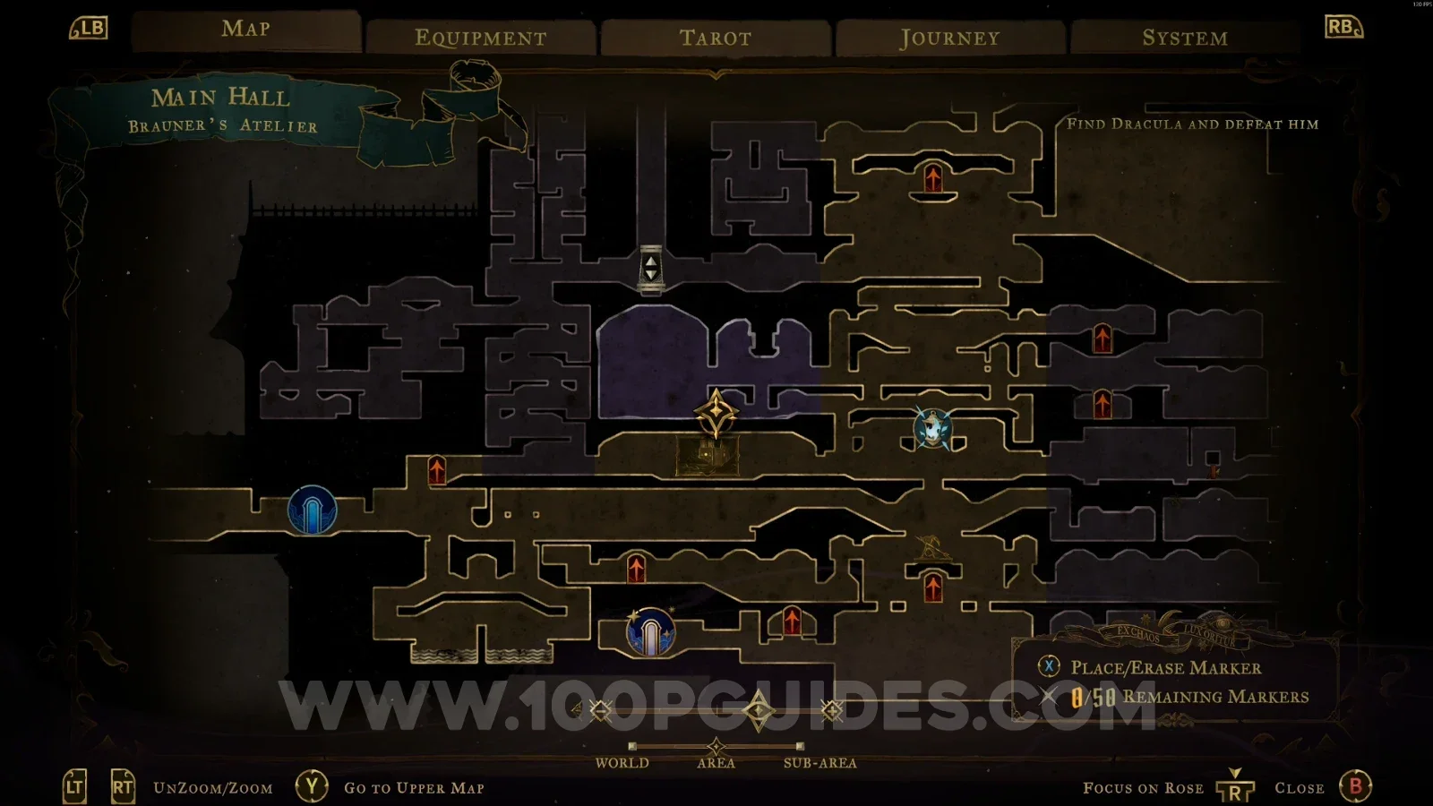 Castlevania Belmonts Curse Brauner's Atelier: the sculpture in the middle of the room