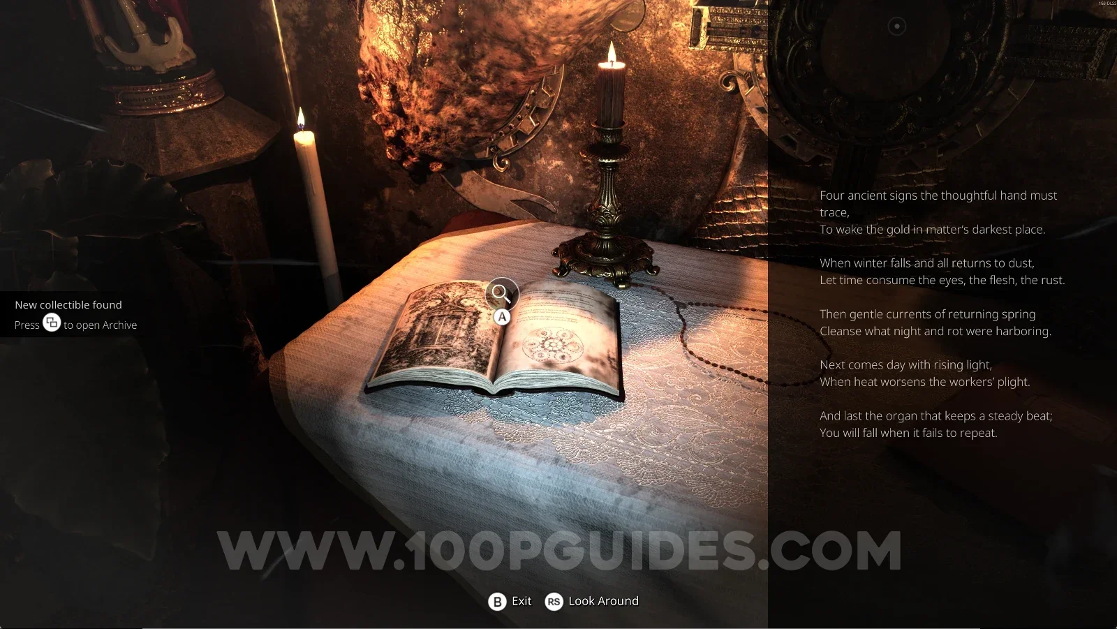 Remothered: Red Nuns Legacy: The Alchemist's Chant on the revealed table in front