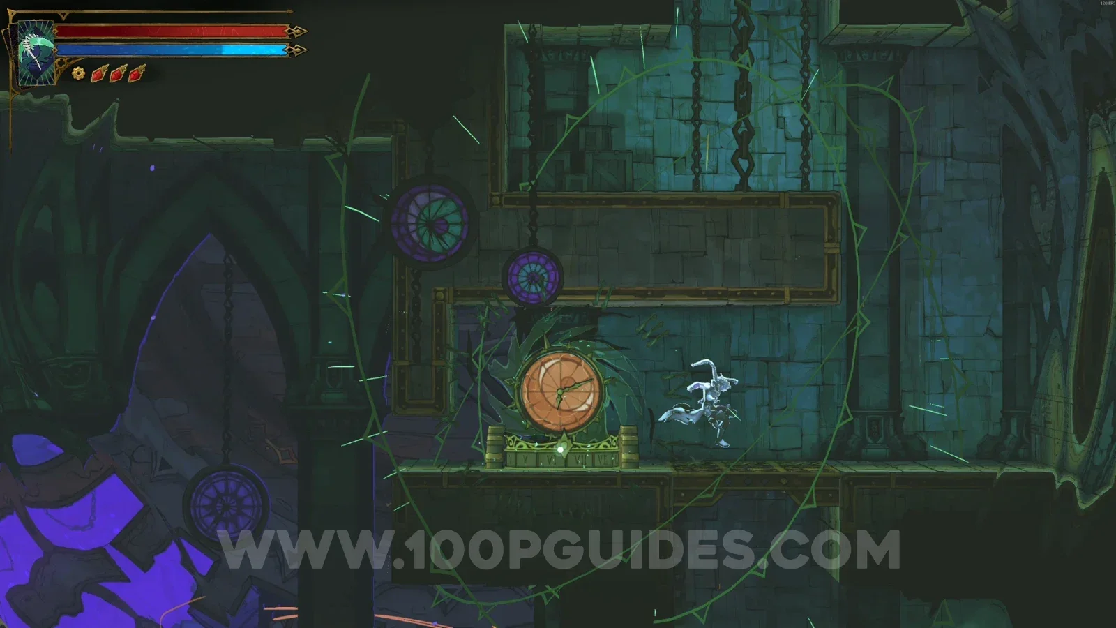 Castlevania Belmonts Curse Eastern Summit: going down and around the area toward the Blue Book