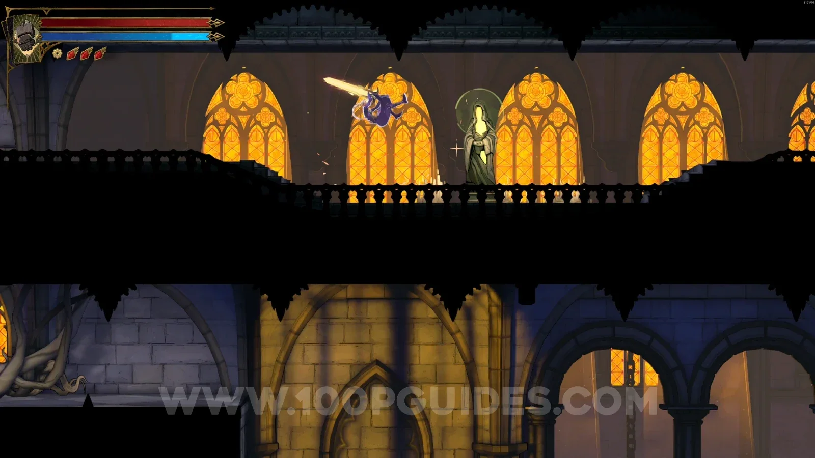 Castlevania Belmonts Curse Apse: XP Statue #112 in the marked area