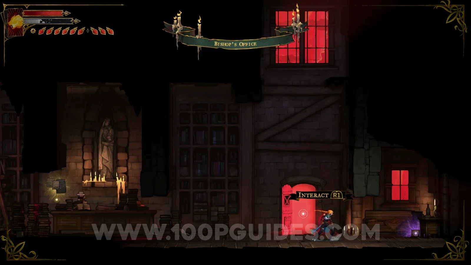 Castlevania Belmont's Curse: the Hospital Relic clue found in the Bishop's Office, Paris Streets