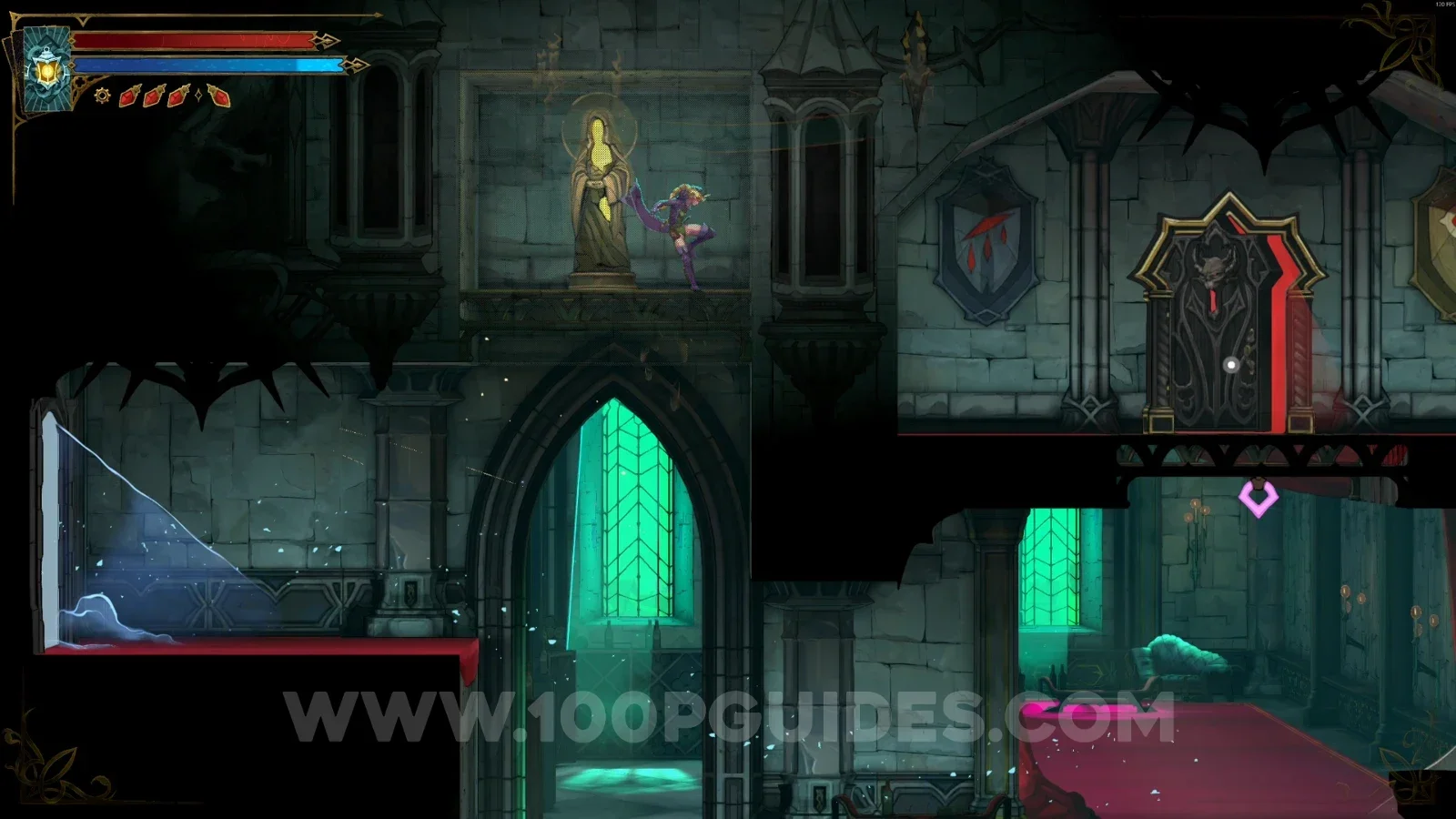 Castlevania Belmonts Curse Boudoirs: XP Statue #3 in the invisible room next to the red door