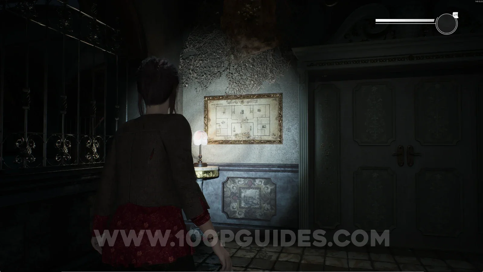Remothered: Red Nuns Legacy Map #1: the Noble Wing Map Ground Floor picked up in the Reception Hall