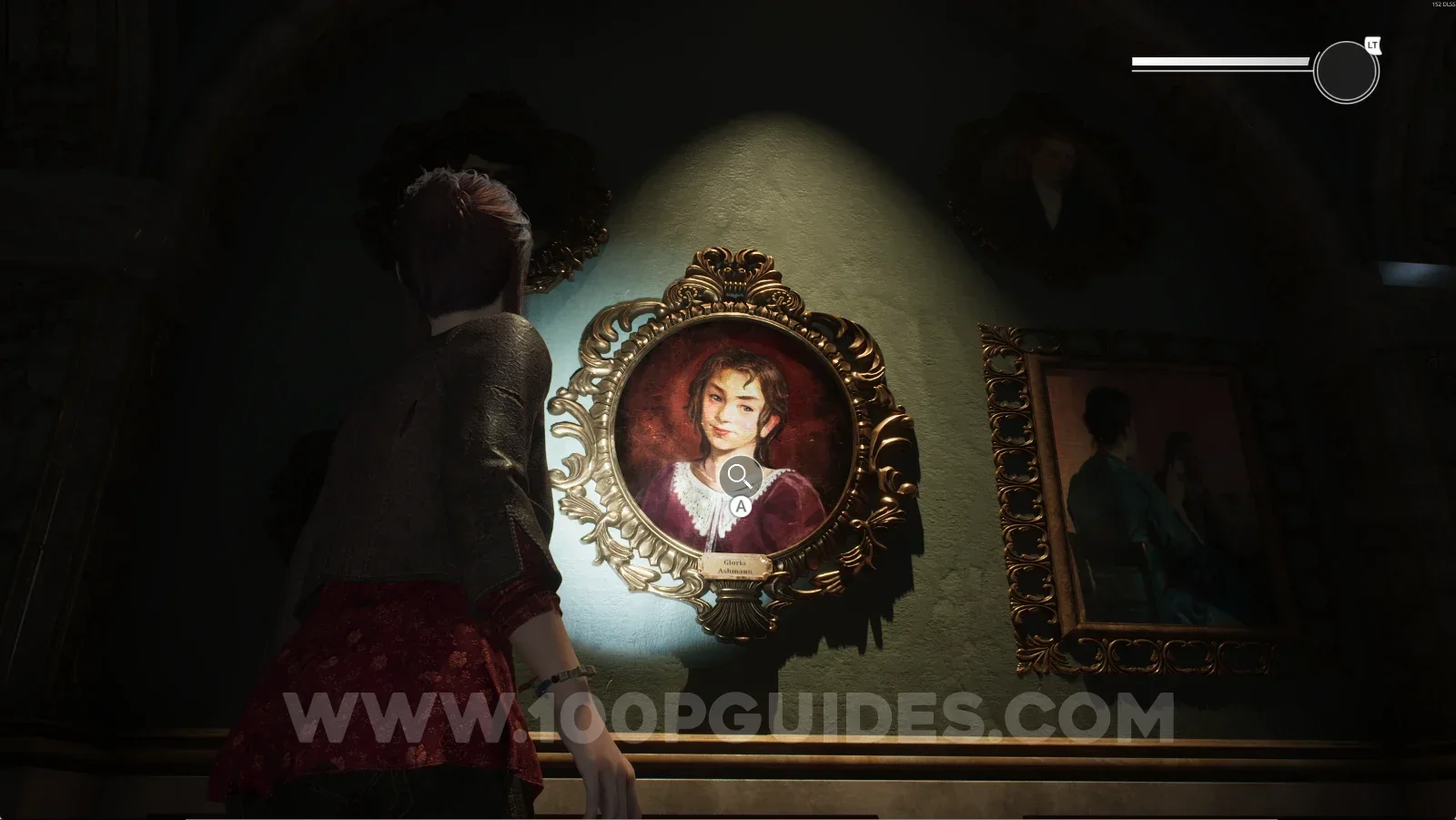 Remothered: Red Nuns Legacy Art Gallery: the Portrait Of Gloria Ashmann on the wall