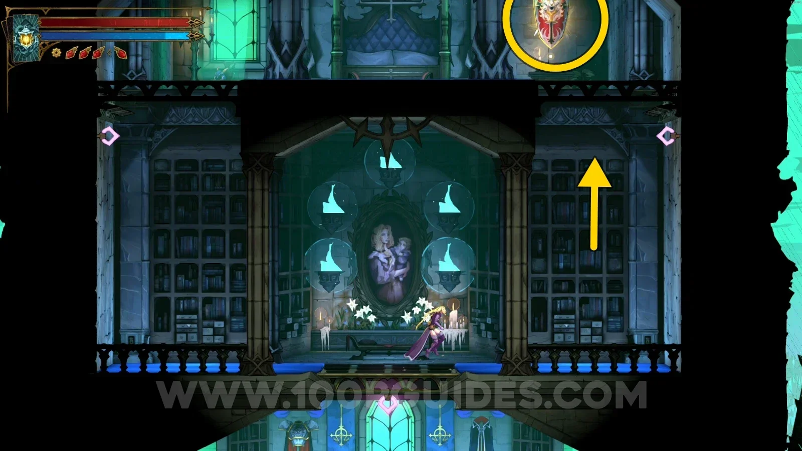 Castlevania Belmonts Curse Alucard's Tower: taking Alucard's Sword And Shield from the altar