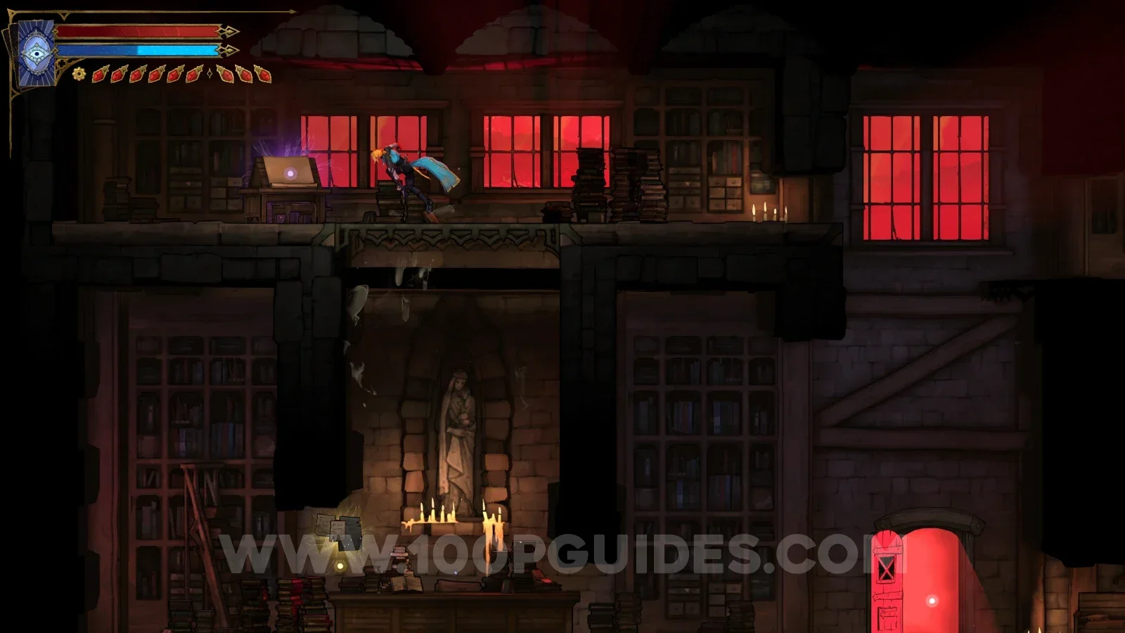 Castlevania Belmont's Curse: the Tomb Relic clue found in the Bishop's Office, Paris Streets