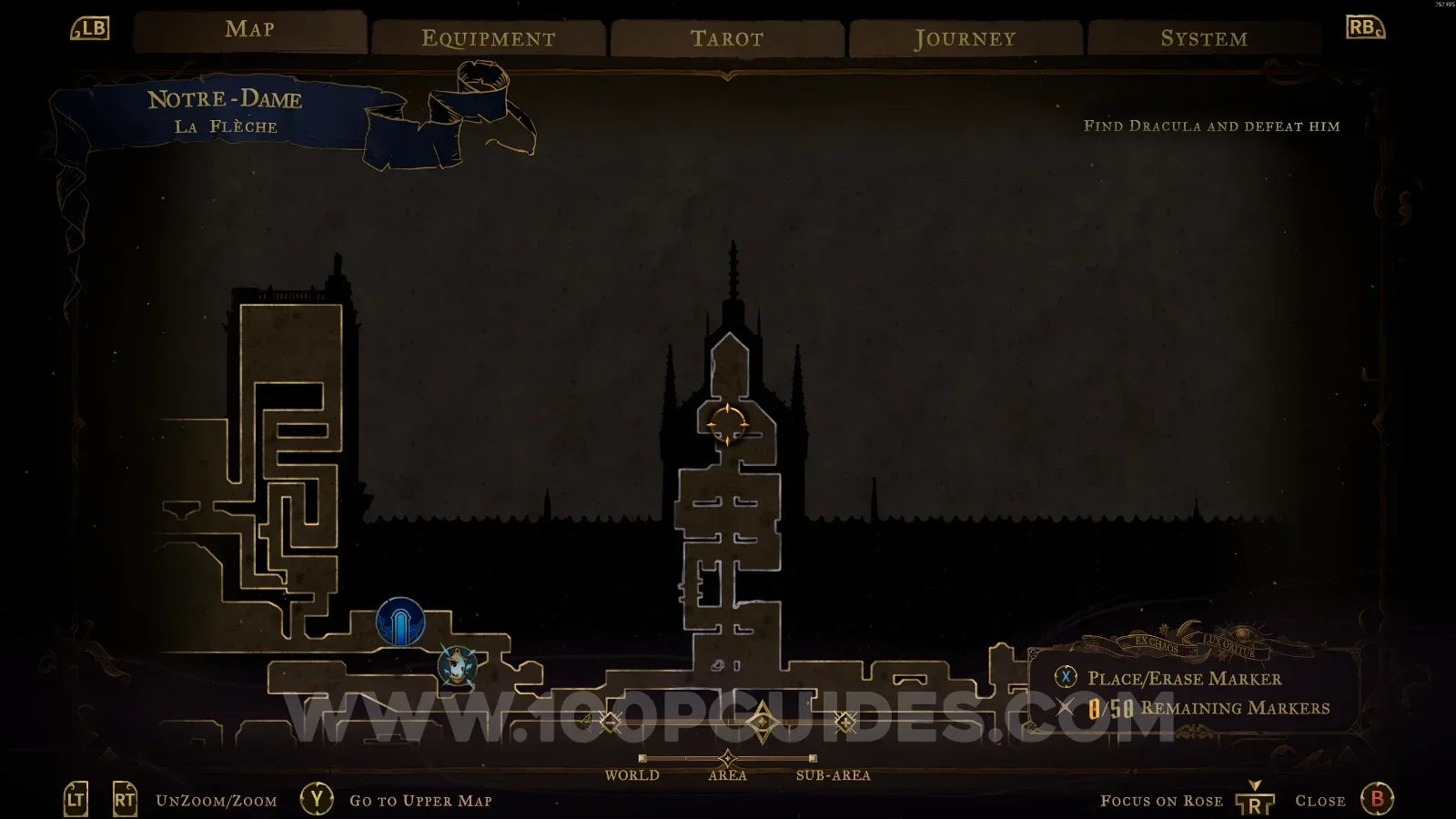 Castlevania Belmont's Curse Notre-Dame: La Fleche, location of the Melody Sheet For The Concerto Of Notre-Dame