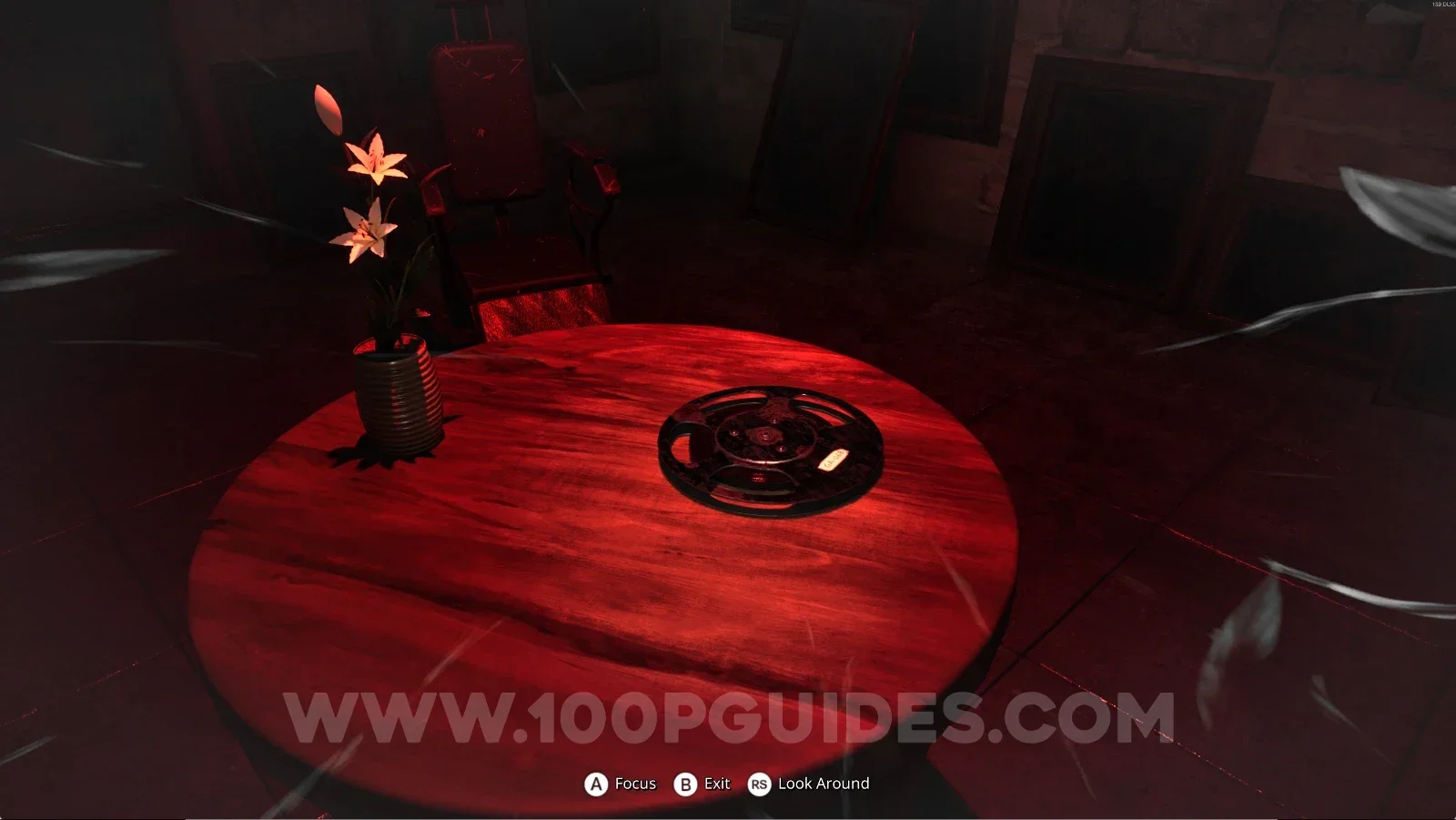 Remothered: Red Nuns Legacy Convent: using the power on the lily for Retrocognition #26