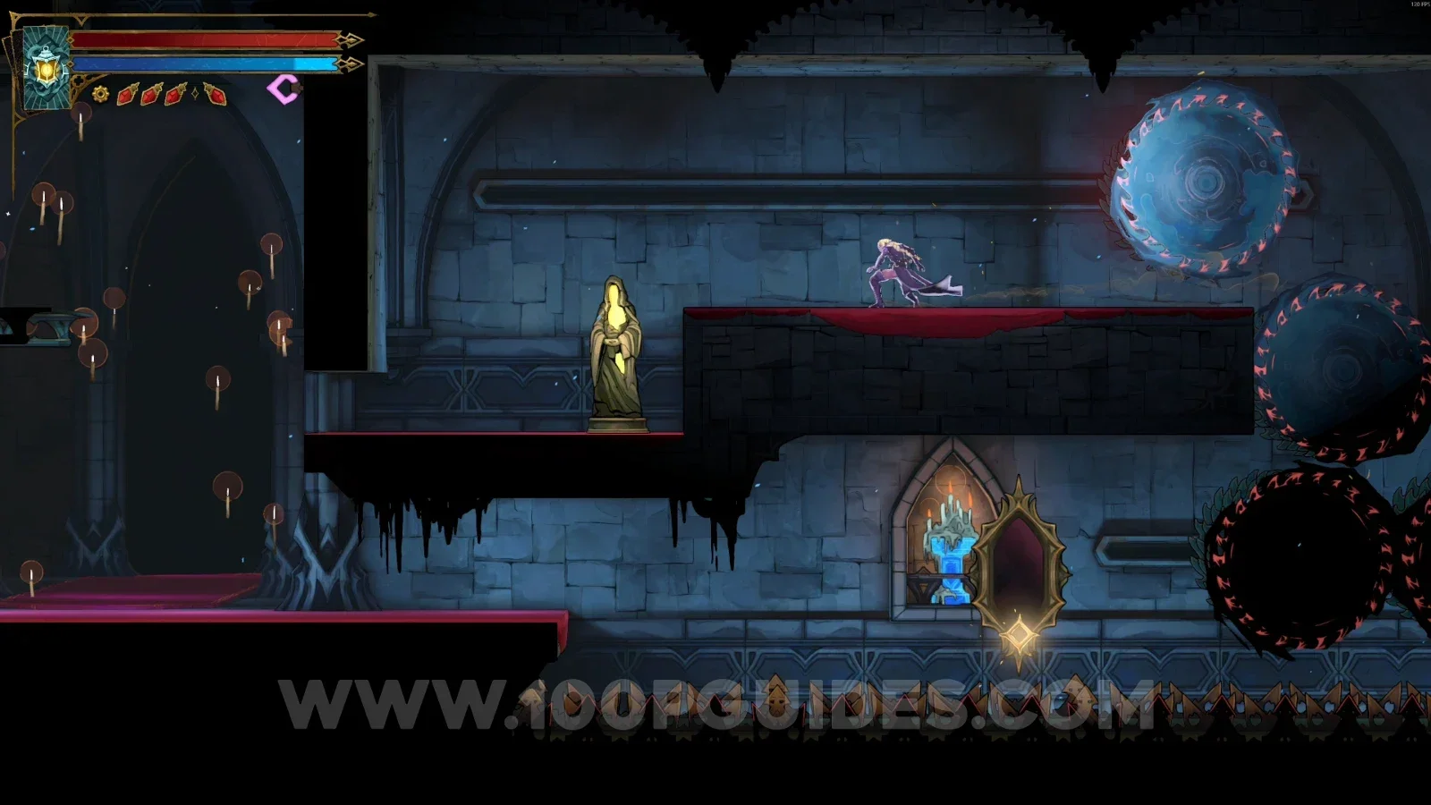 Castlevania Belmonts Curse Mirror Rooms: XP Statue #19 in the secret room on the left