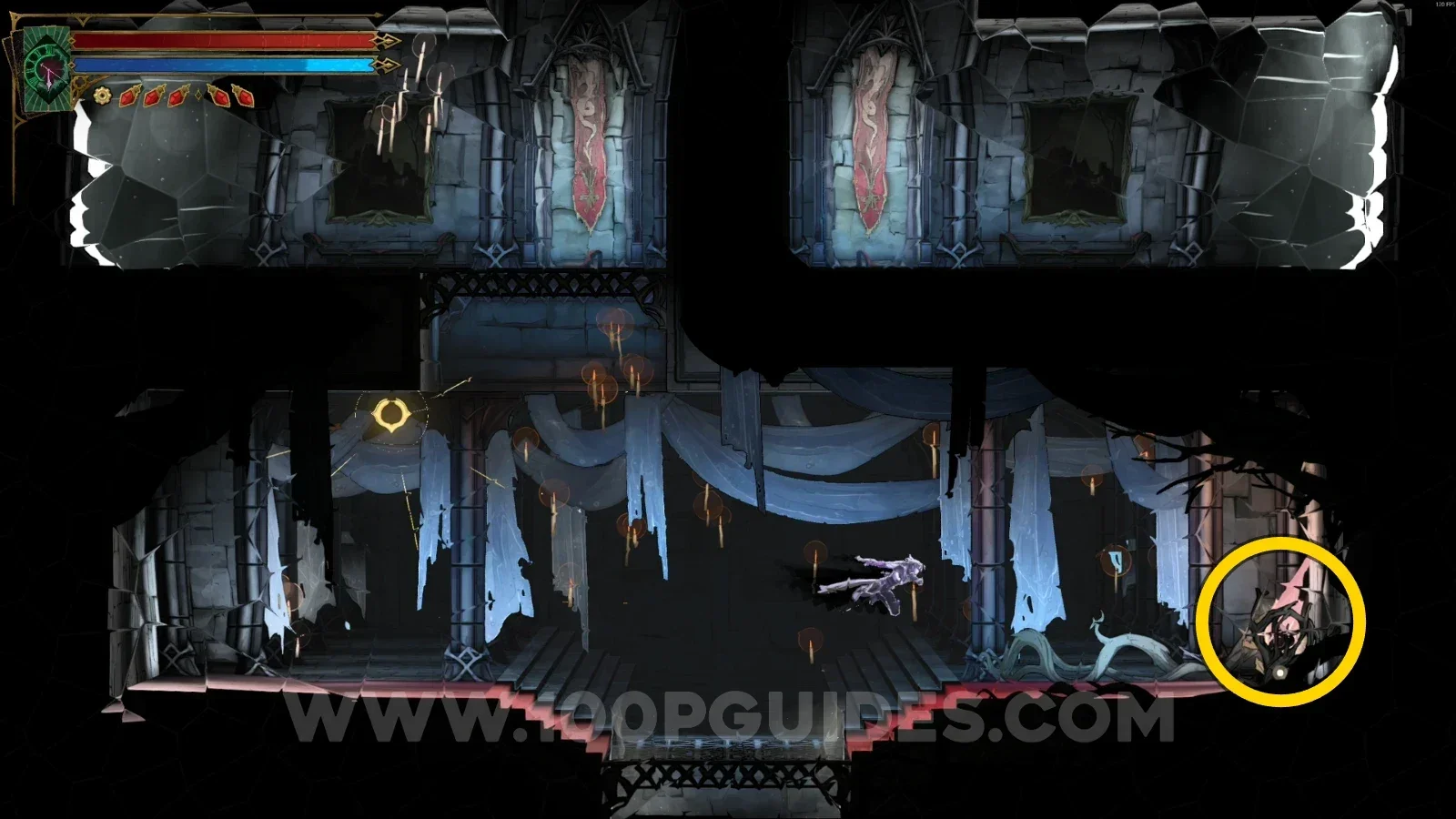 Castlevania Belmonts Curse Looping Hallways: Brave Heart Fragment #1 in the lowest area