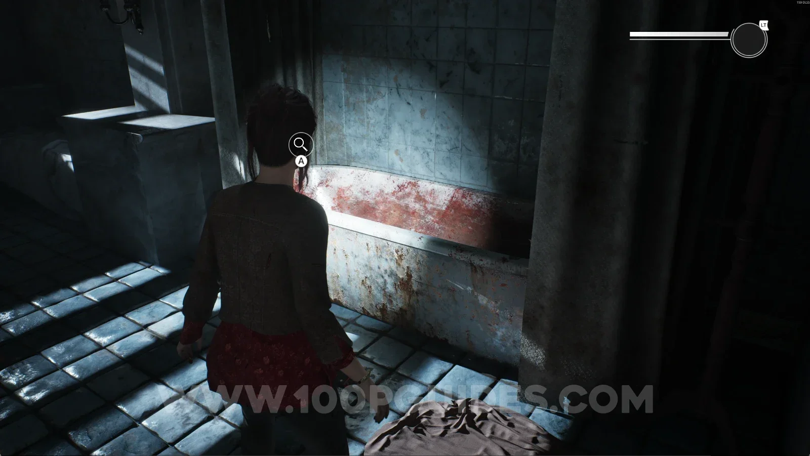 Remothered: Red Nuns Legacy: interacting with the bathtub again after getting the power
