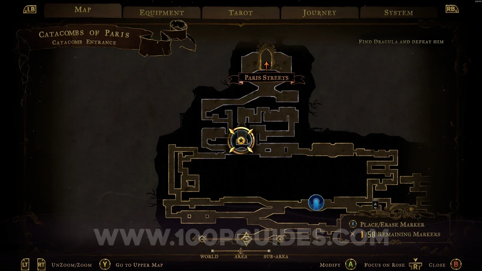 Castlevania Belmonts Curse Catacomb Entrance: climbing to the upper part of the area toward Brave Heart Fragment #7