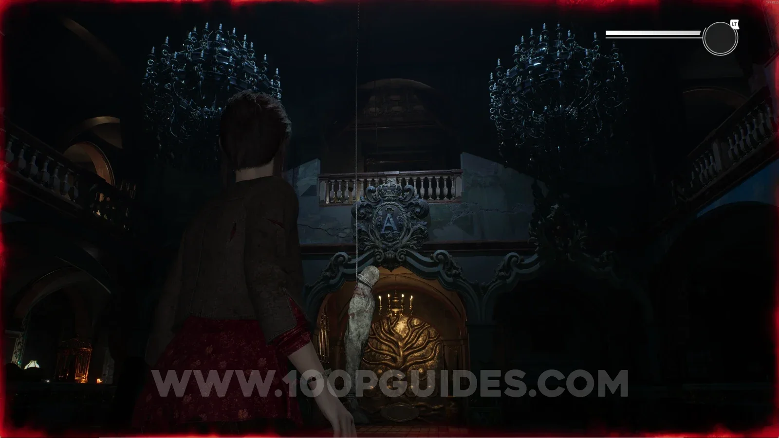 Remothered: Red Nuns Legacy Reception Hall: going up to the second floor of the area
