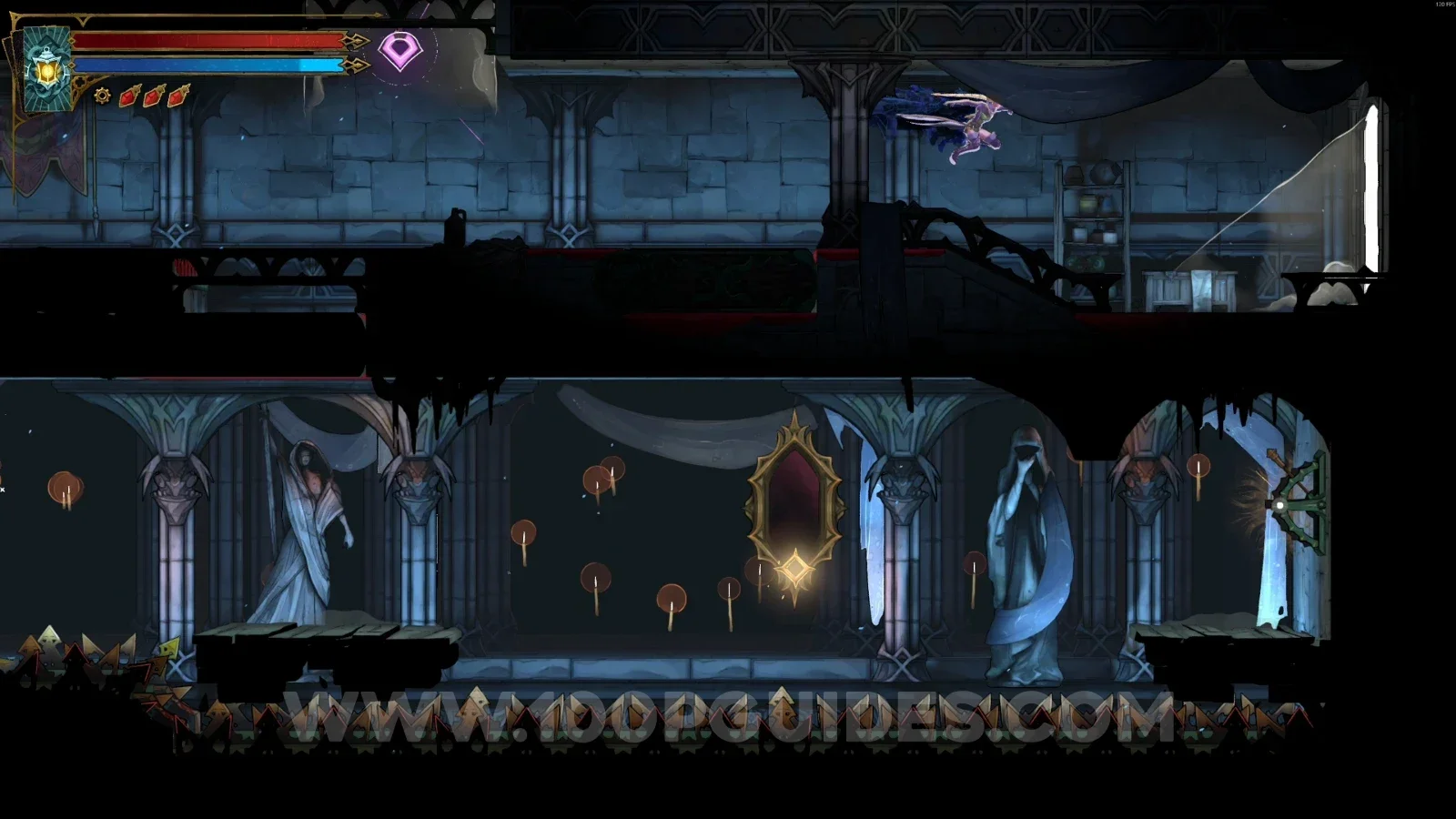 Castlevania Belmonts Curse Old Gallery: using the levers to get around and head right through the door