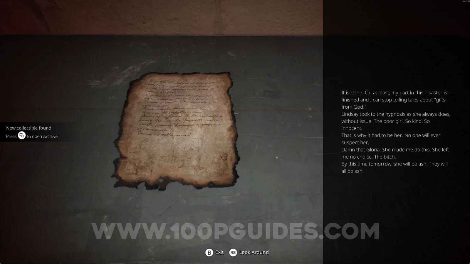 Remothered: Red Nuns Legacy Convent #24: Wyman's Plan collectible