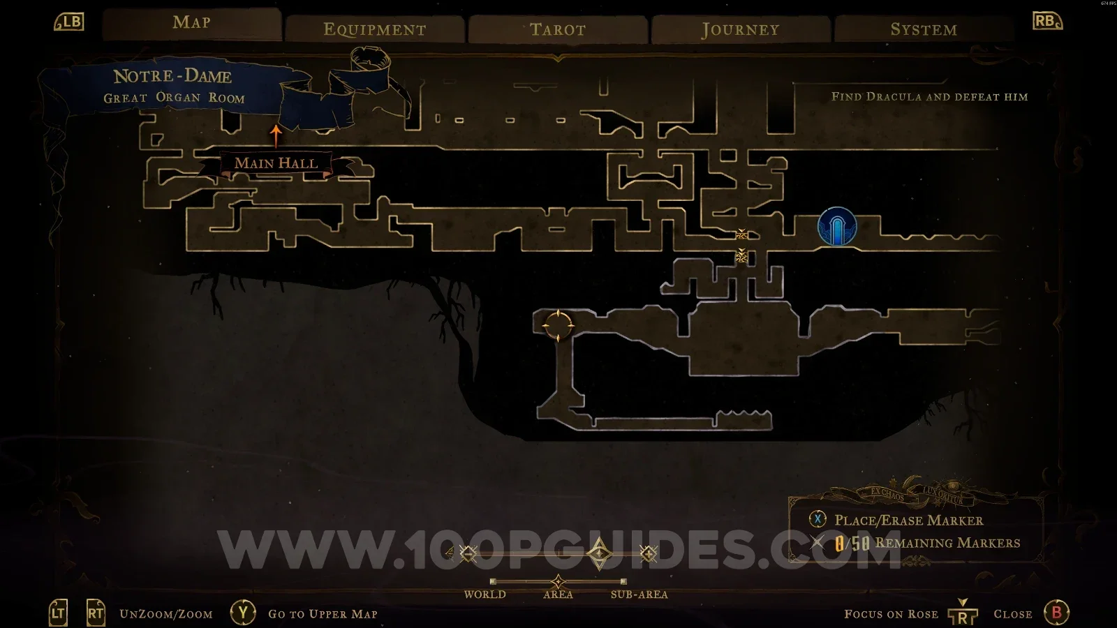 Castlevania Belmont's Curse Notre-Dame: Great Organ Room, location of the Melody Sheet For The Fugue