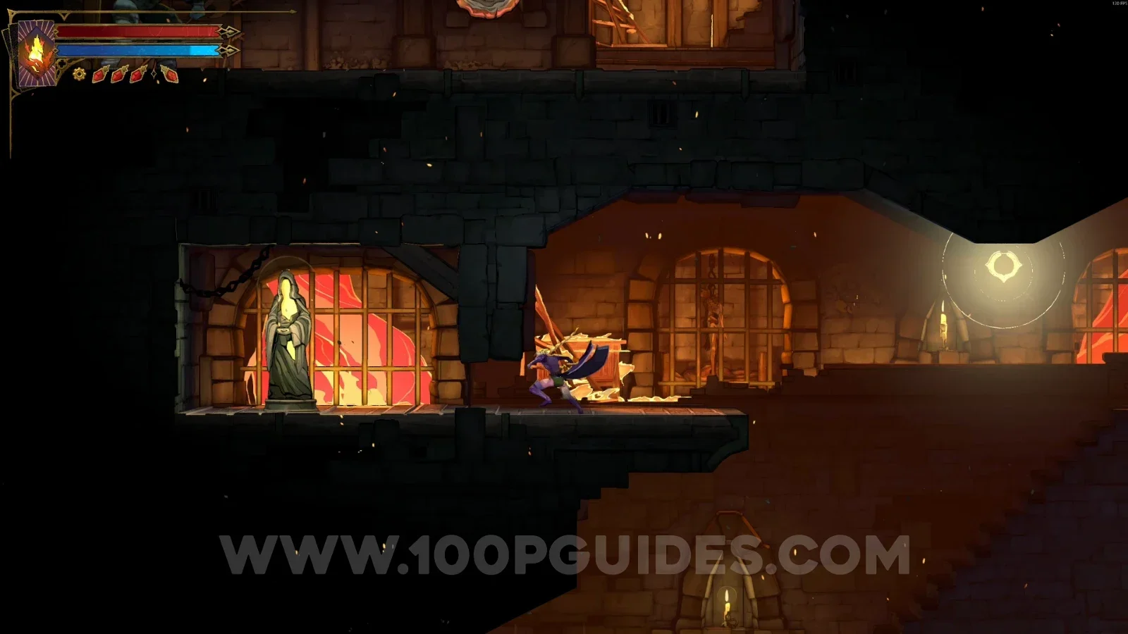 Castlevania Belmonts Curse Prison Tower: XP Statue #15 inside the Guard Level room