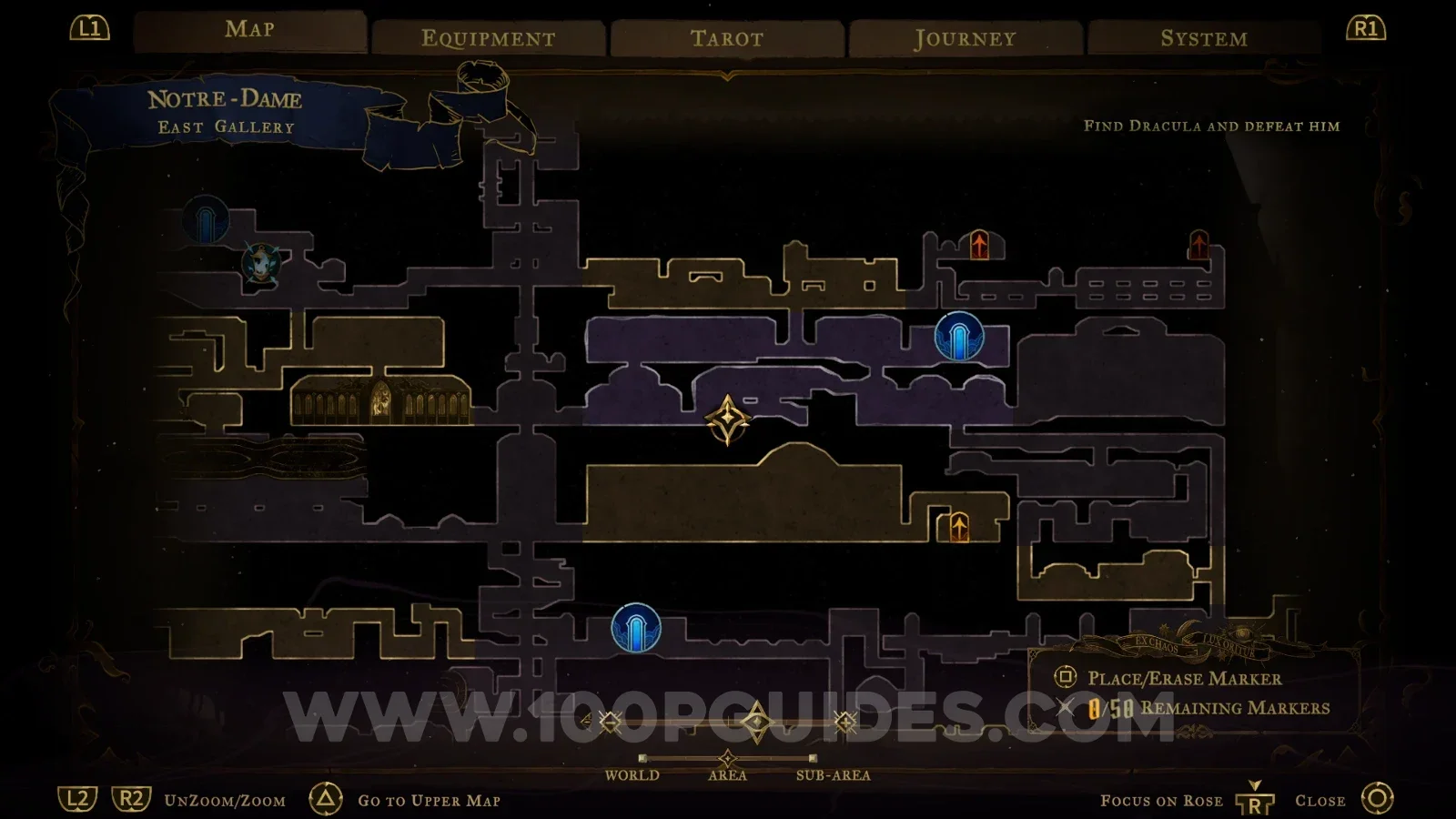 Castlevania Belmonts Curse East Gallery: using the Arcane Whip to launch upward in Notre-Dame