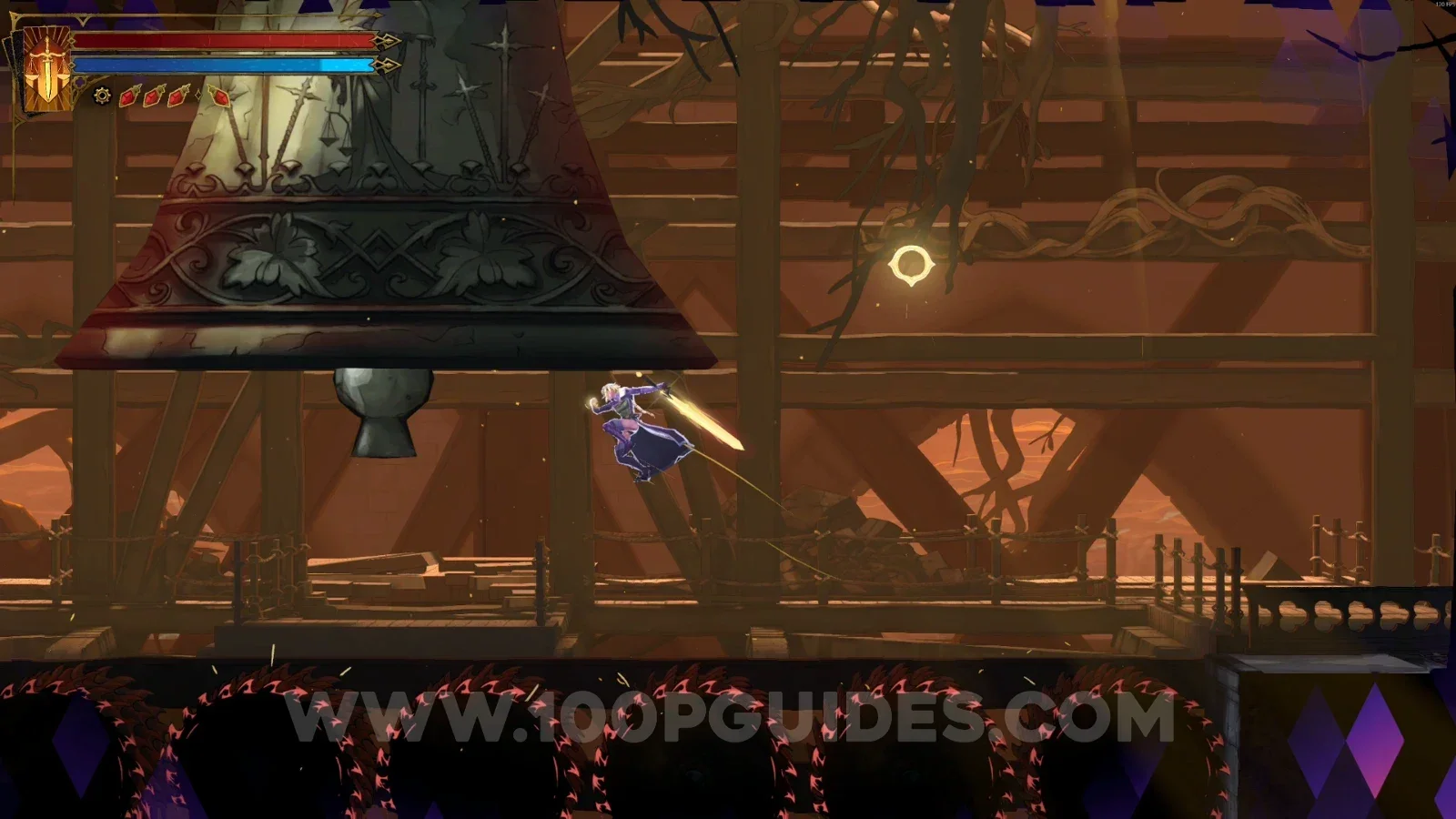 Castlevania Belmonts Curse Notre-Dame: ringing the bell after the third stained glass challenge